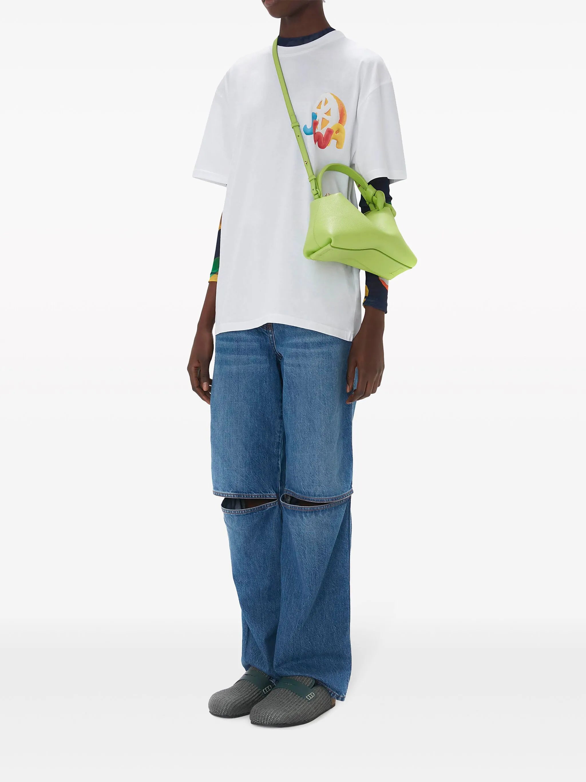 fruit-print T-shirt