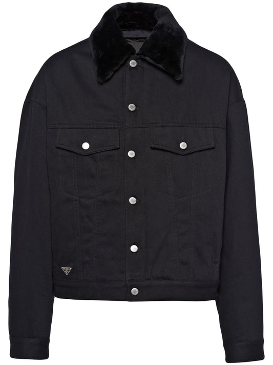 Bull denim blouson jacket
