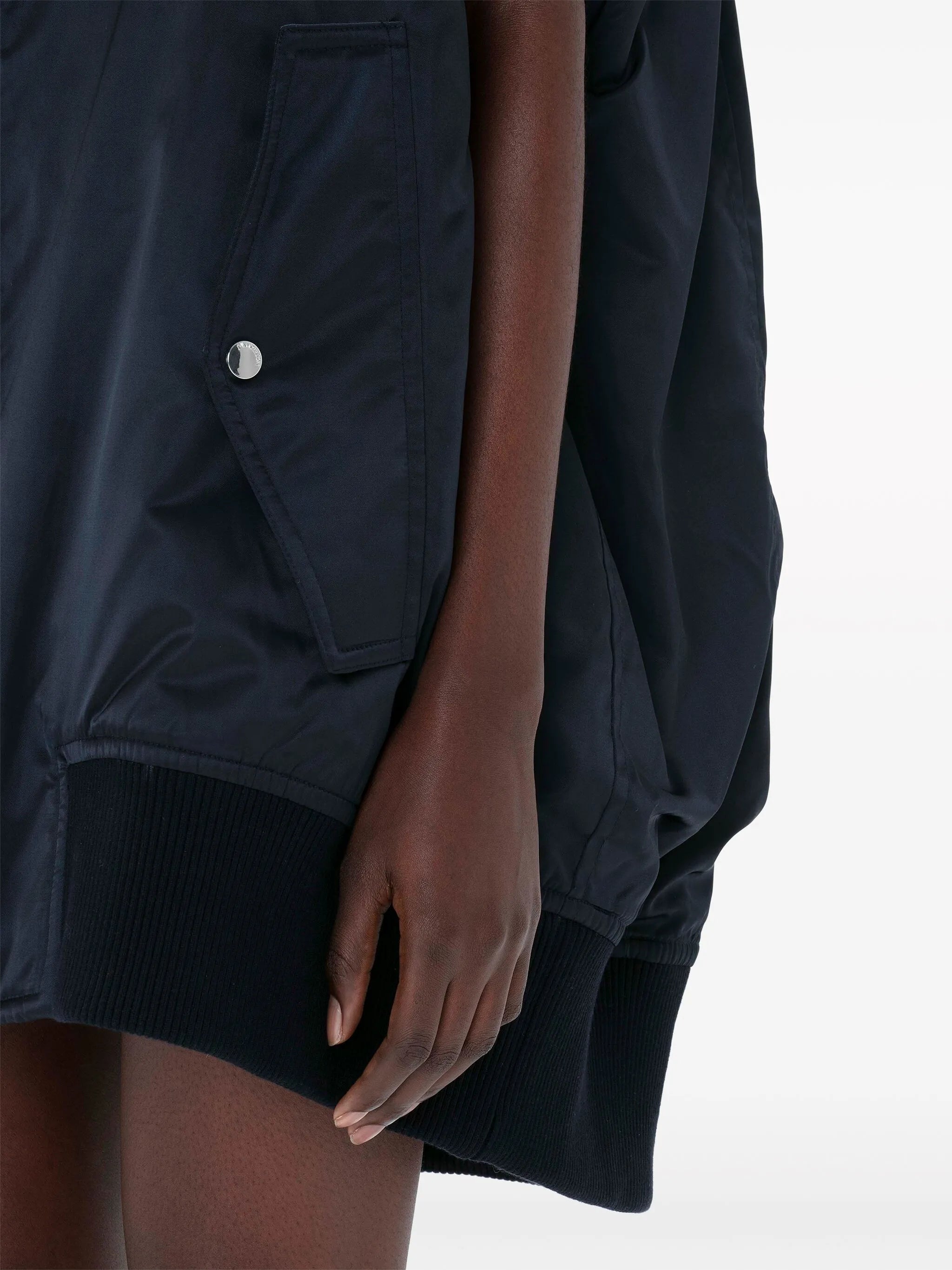 sleeveless bomber jacket