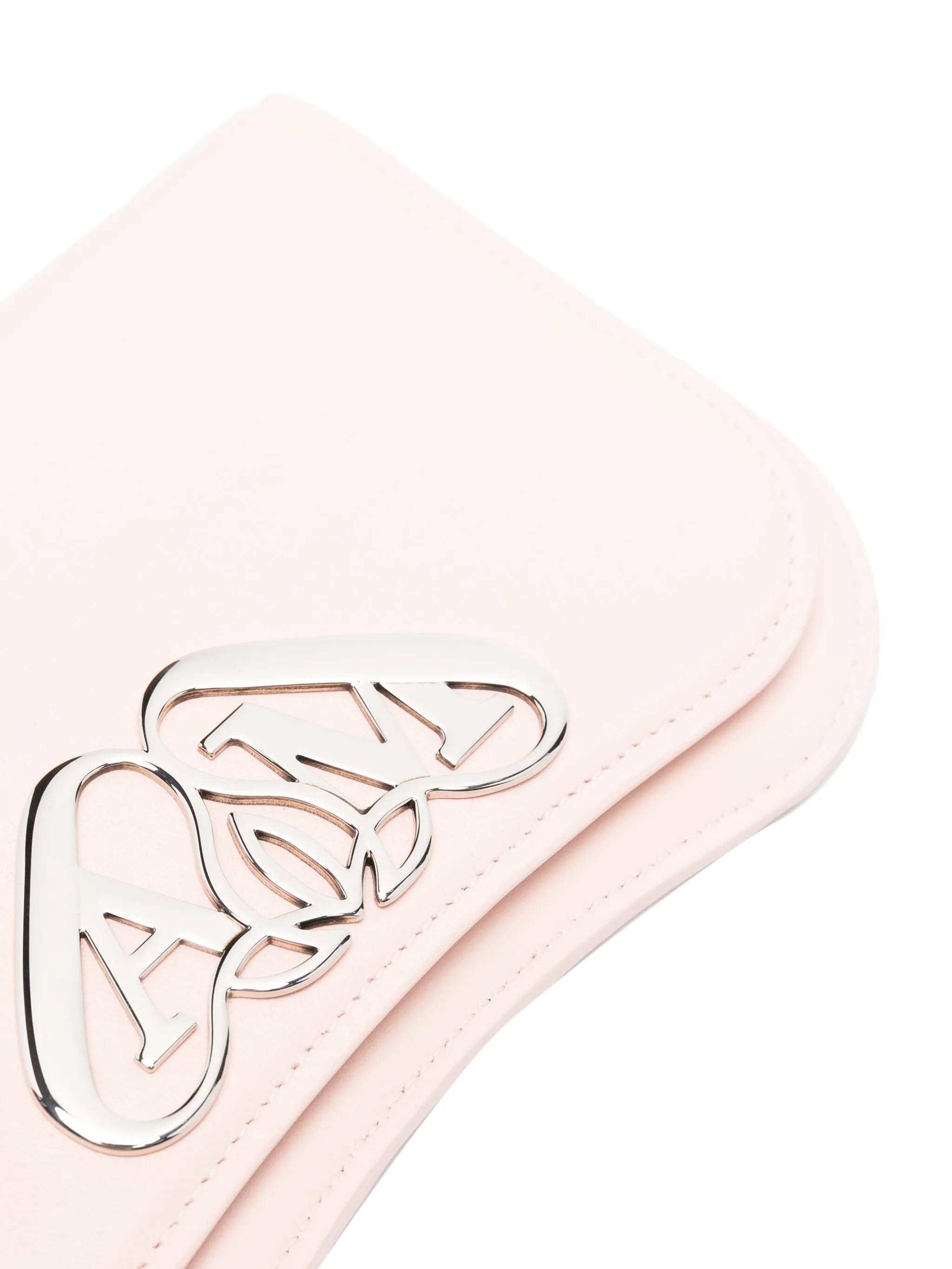logo-plaque leather crossbody bag