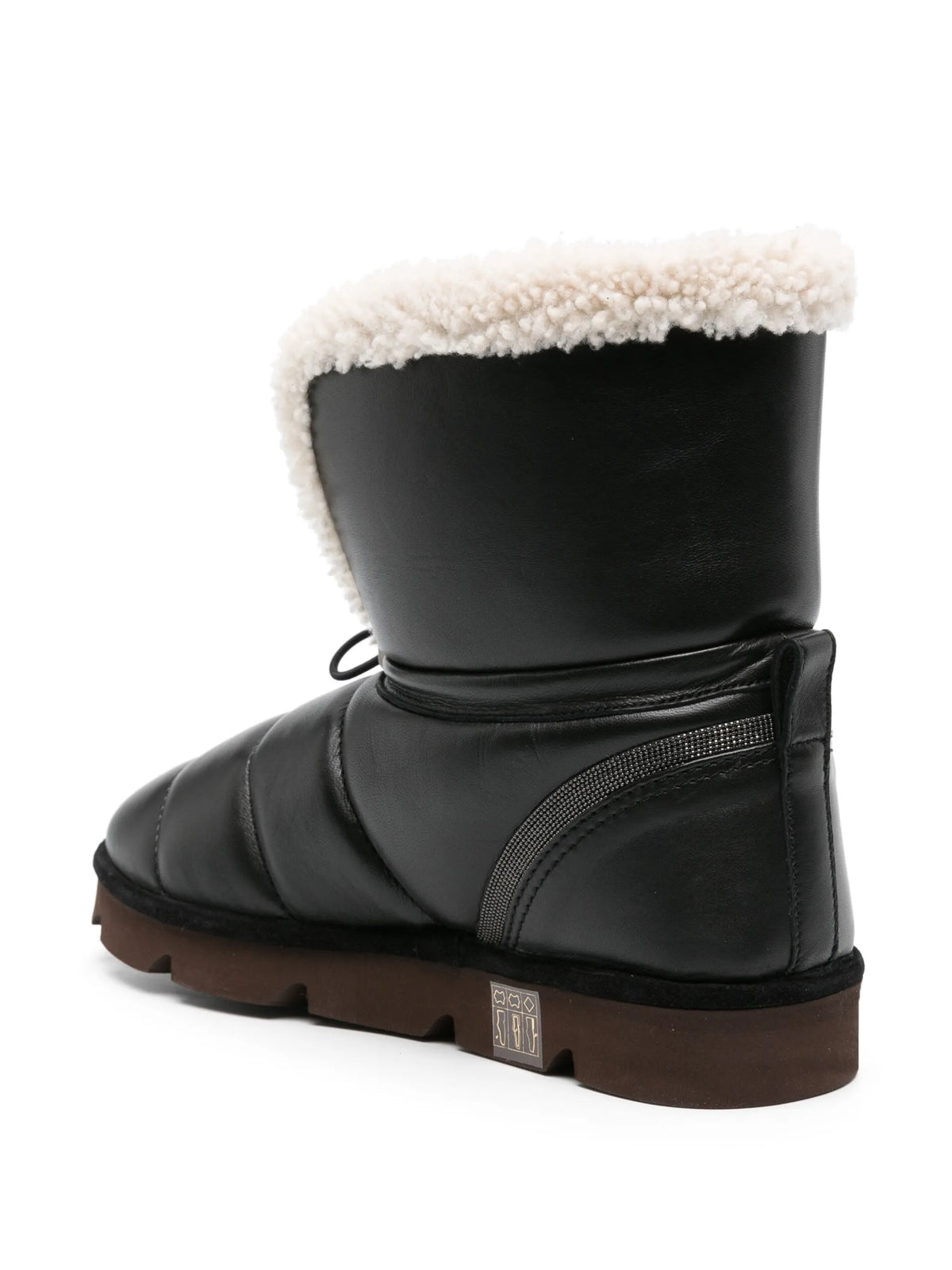 beaded leather boots