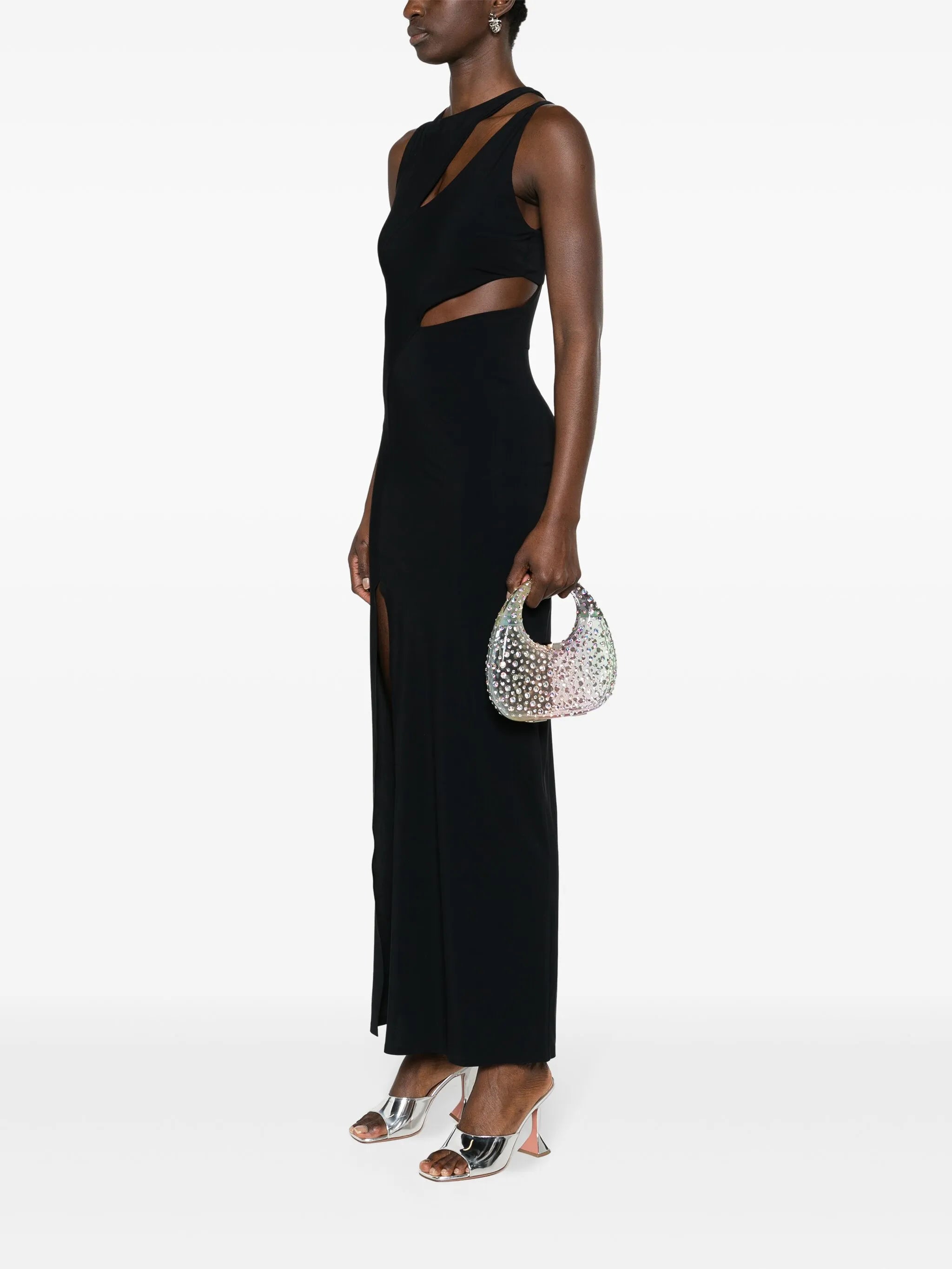Meleni crystal-embellished tote bag