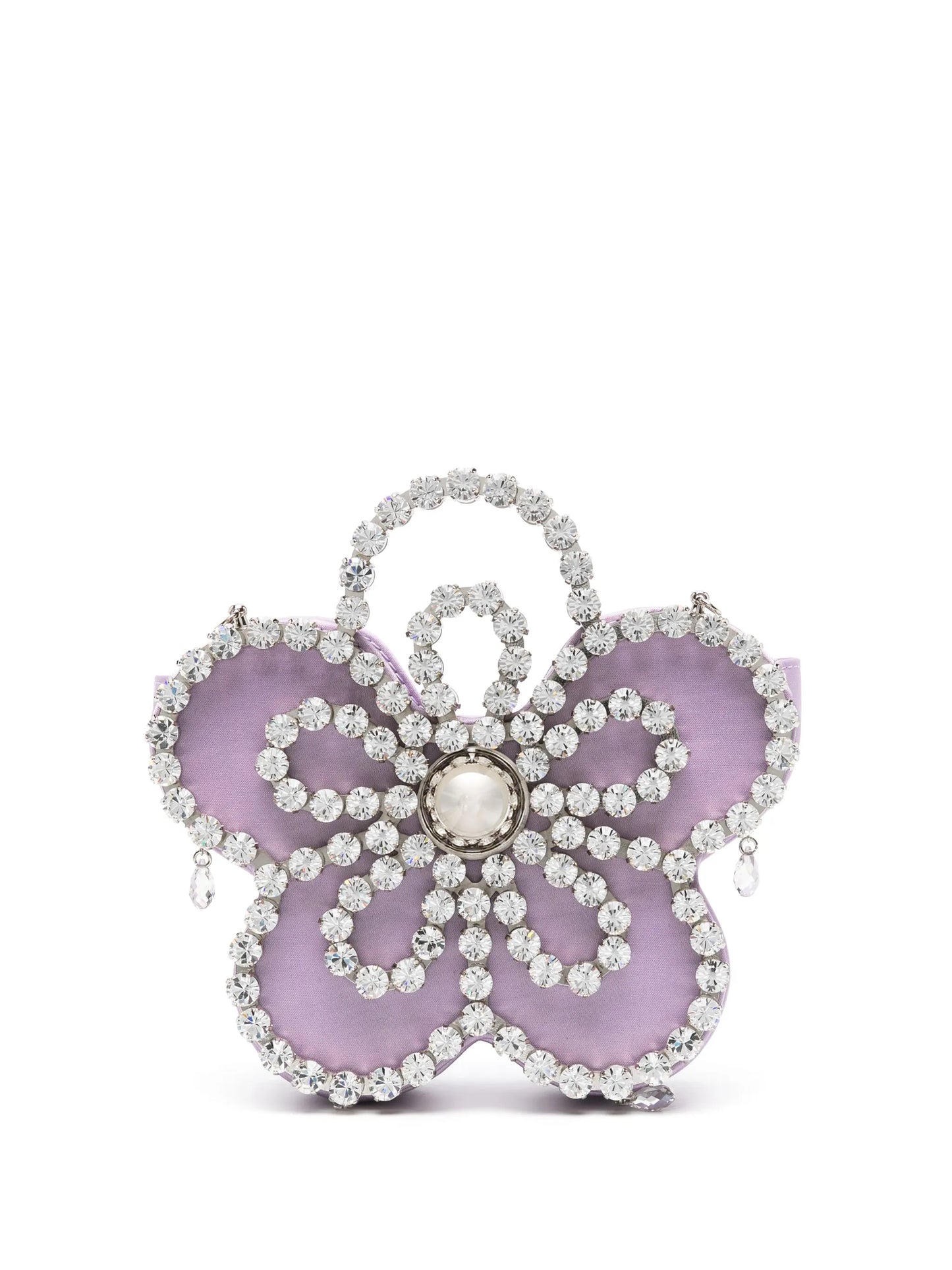 Flower satin mini bag