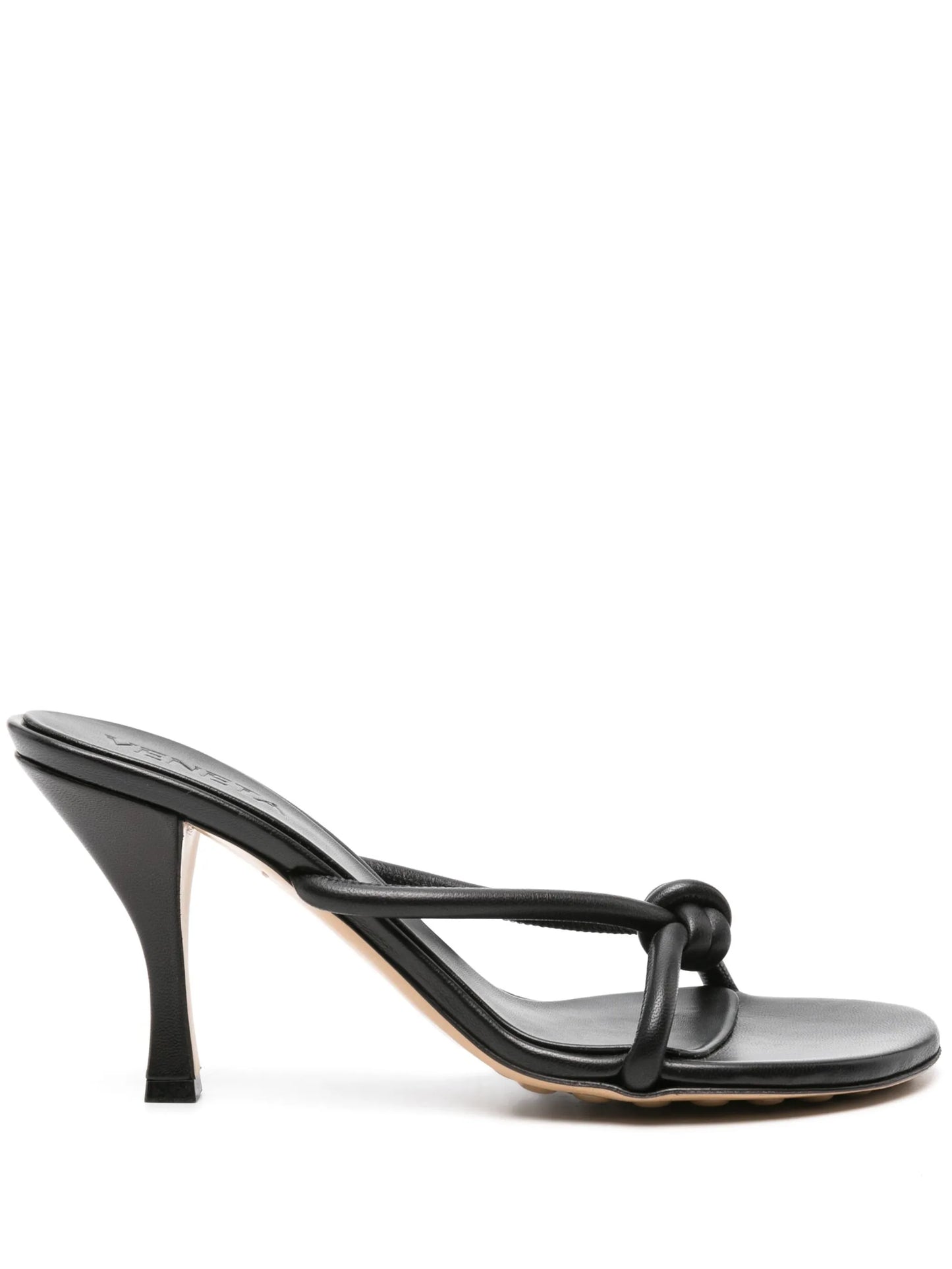 80mm Blink leather mules