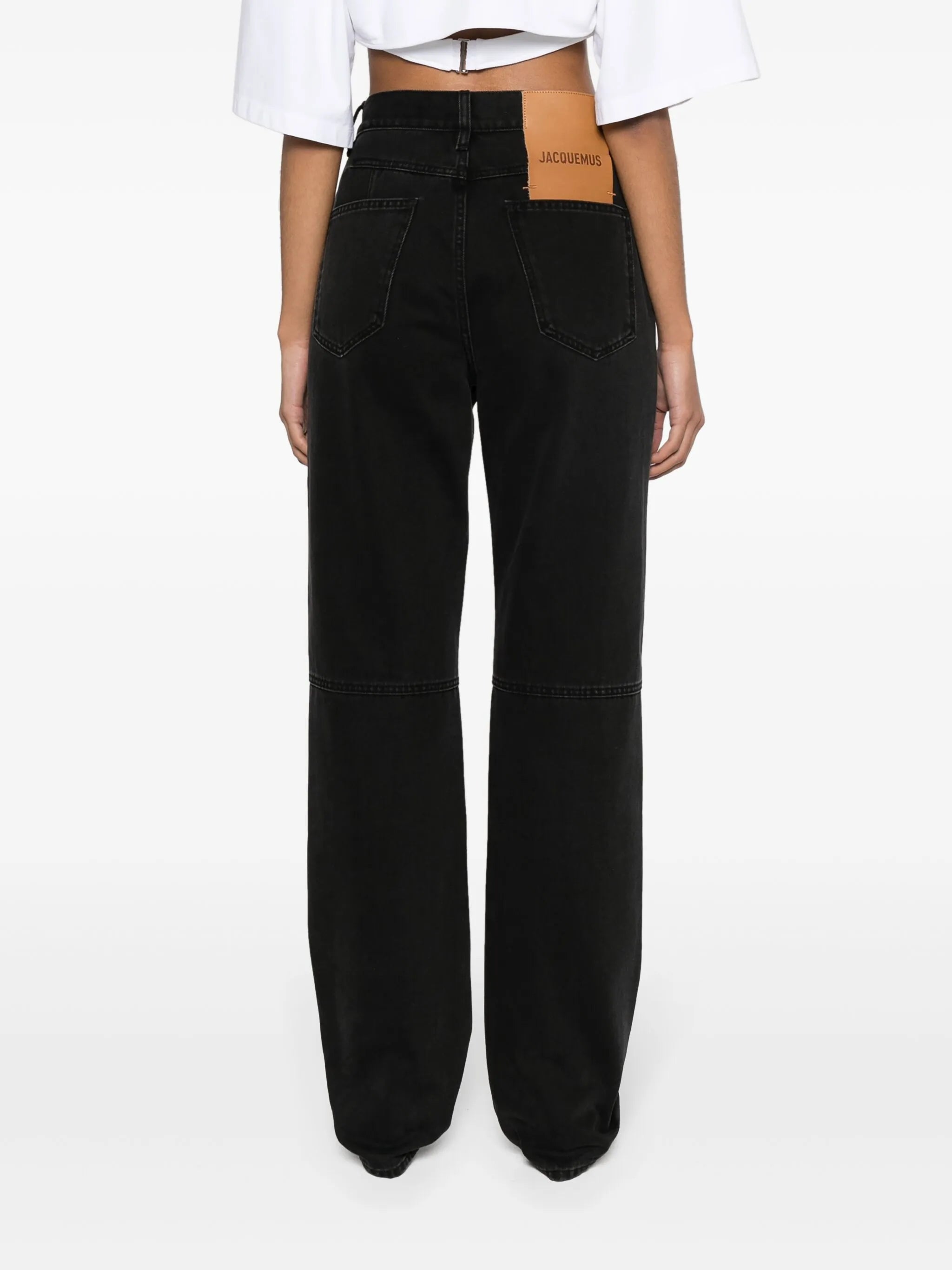 La De Nimes Droit straight-leg jeans