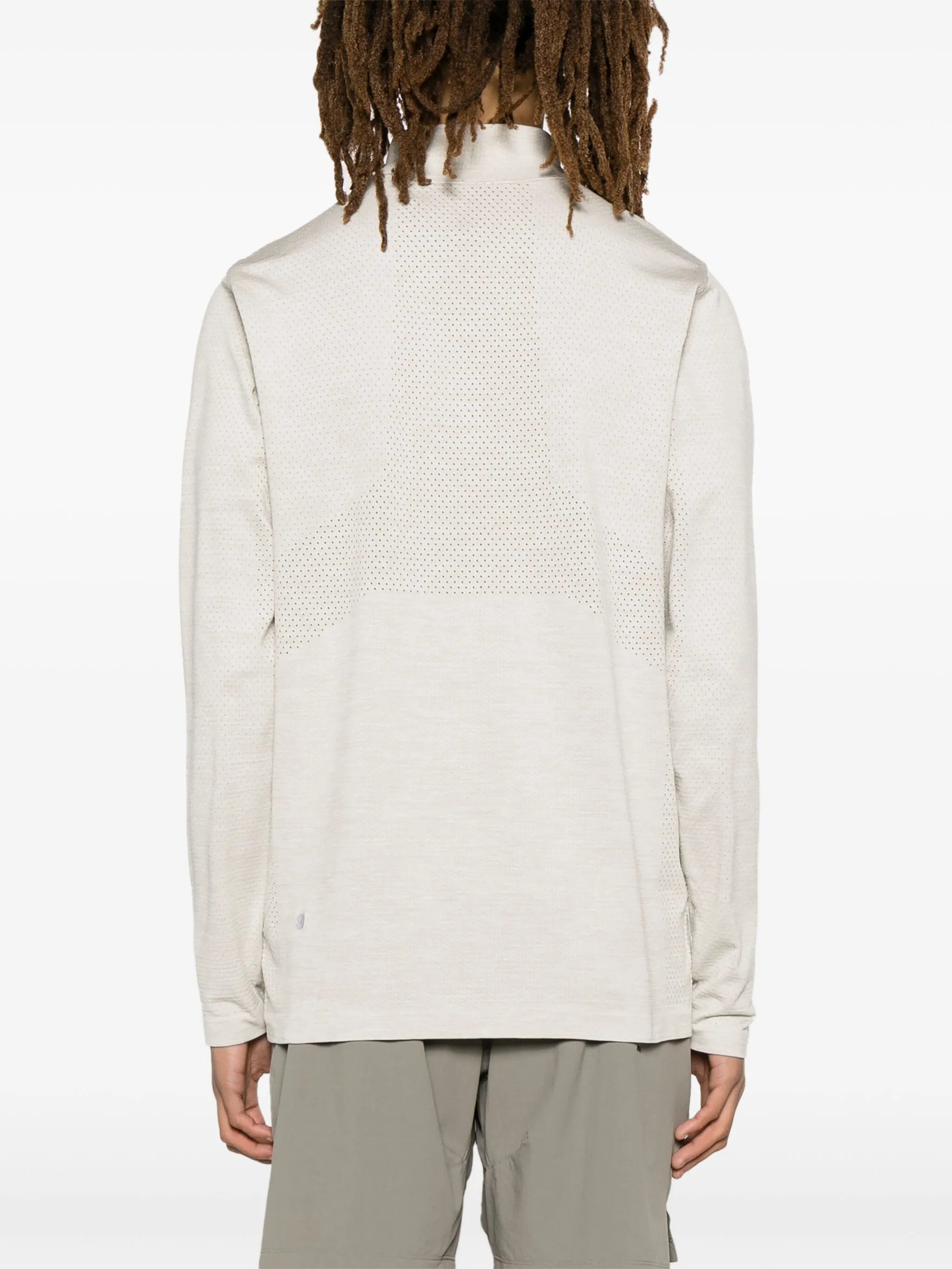 Metal Vent half-zip top
