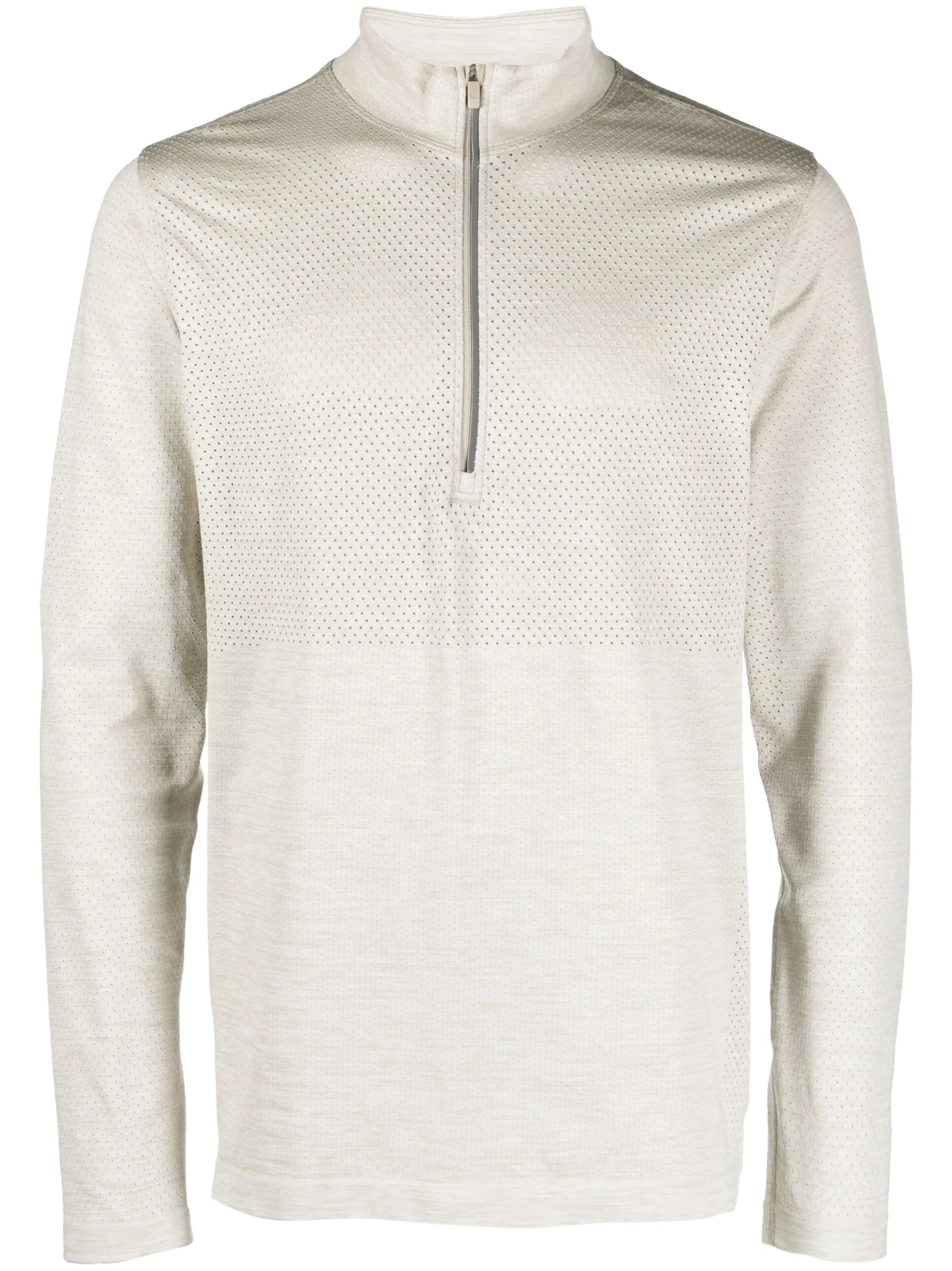 Metal Vent half-zip top