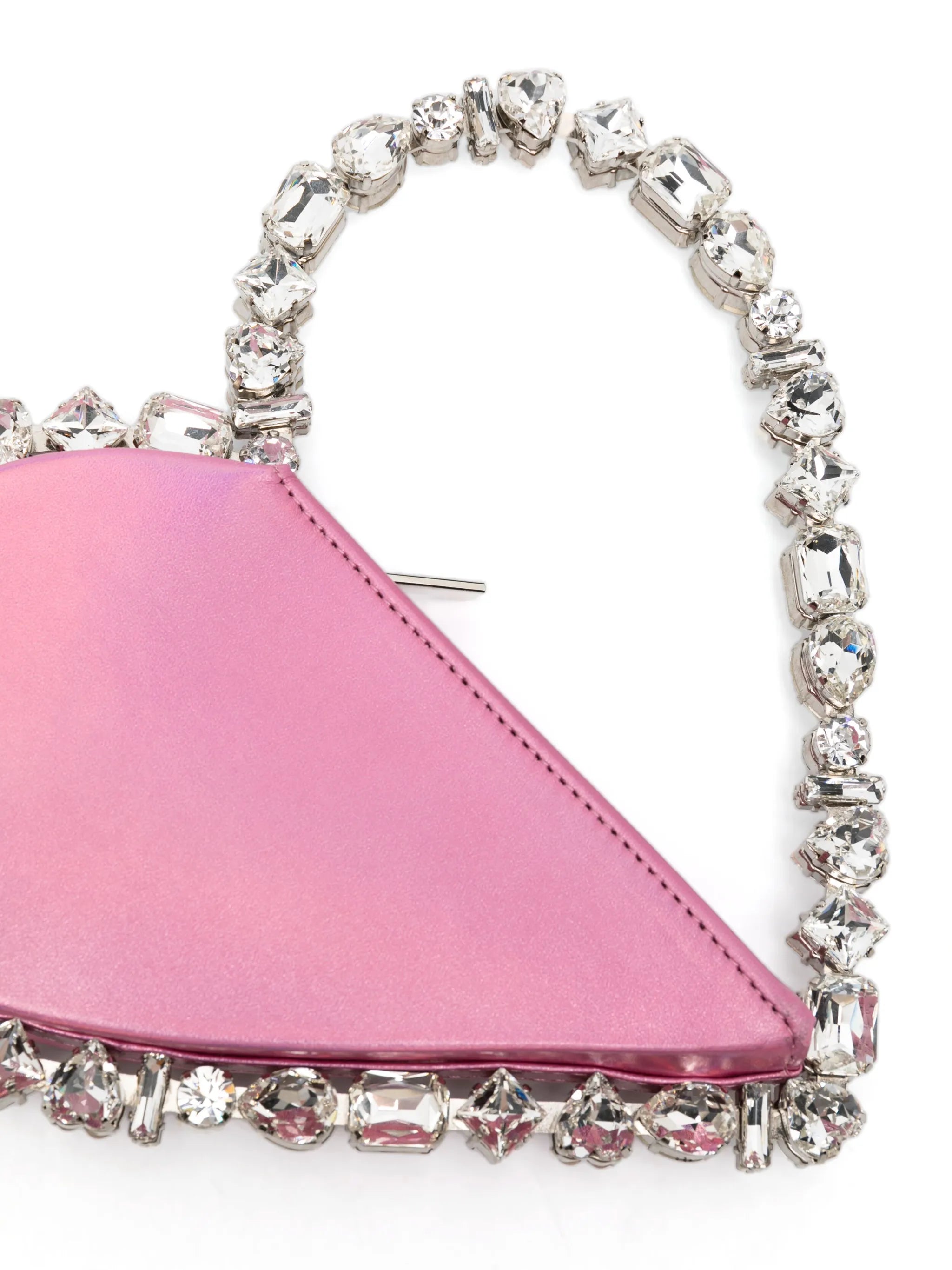Taliya heart-shaped clutch bag
