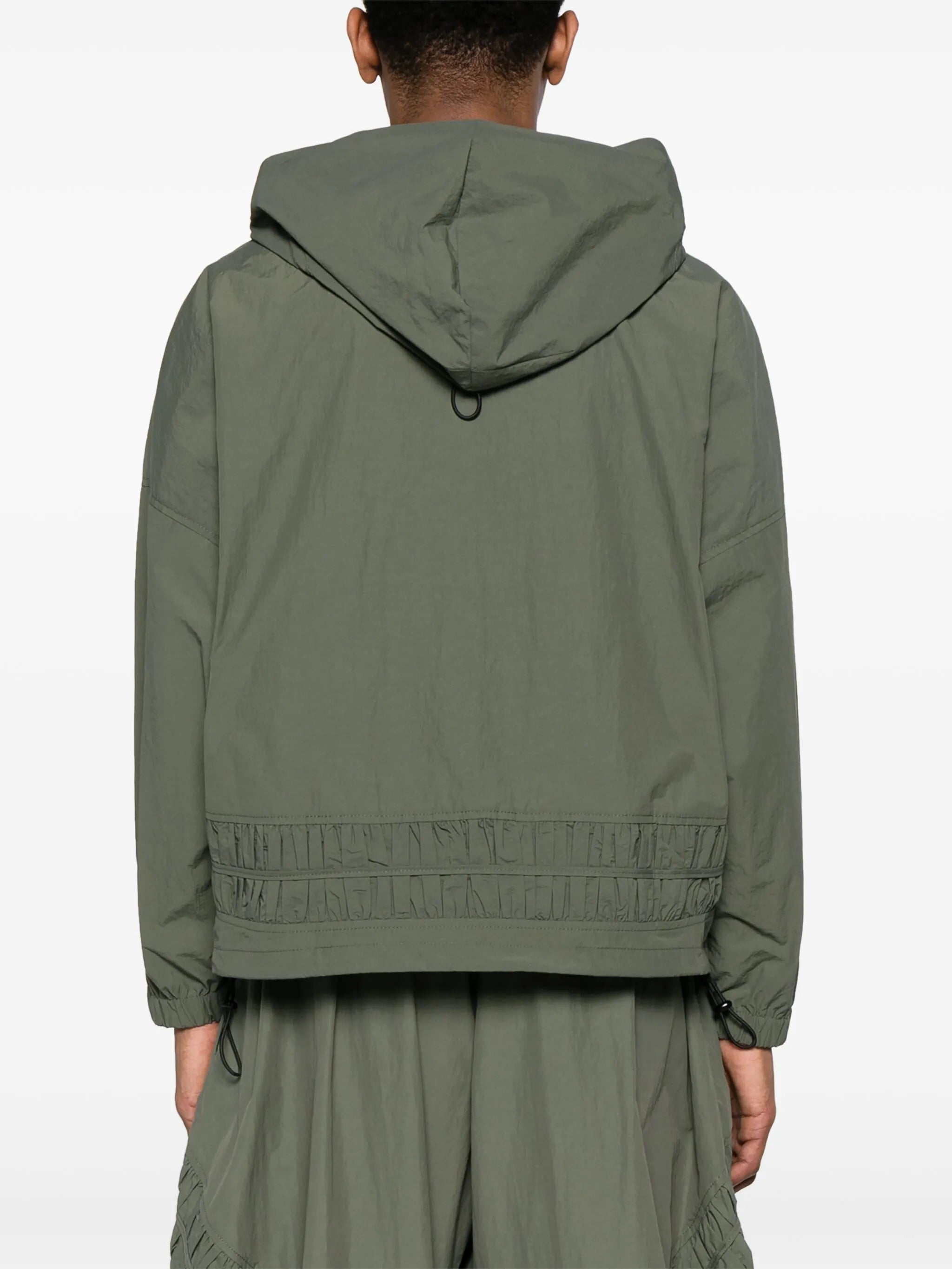 Fossil smocked-panel jacket