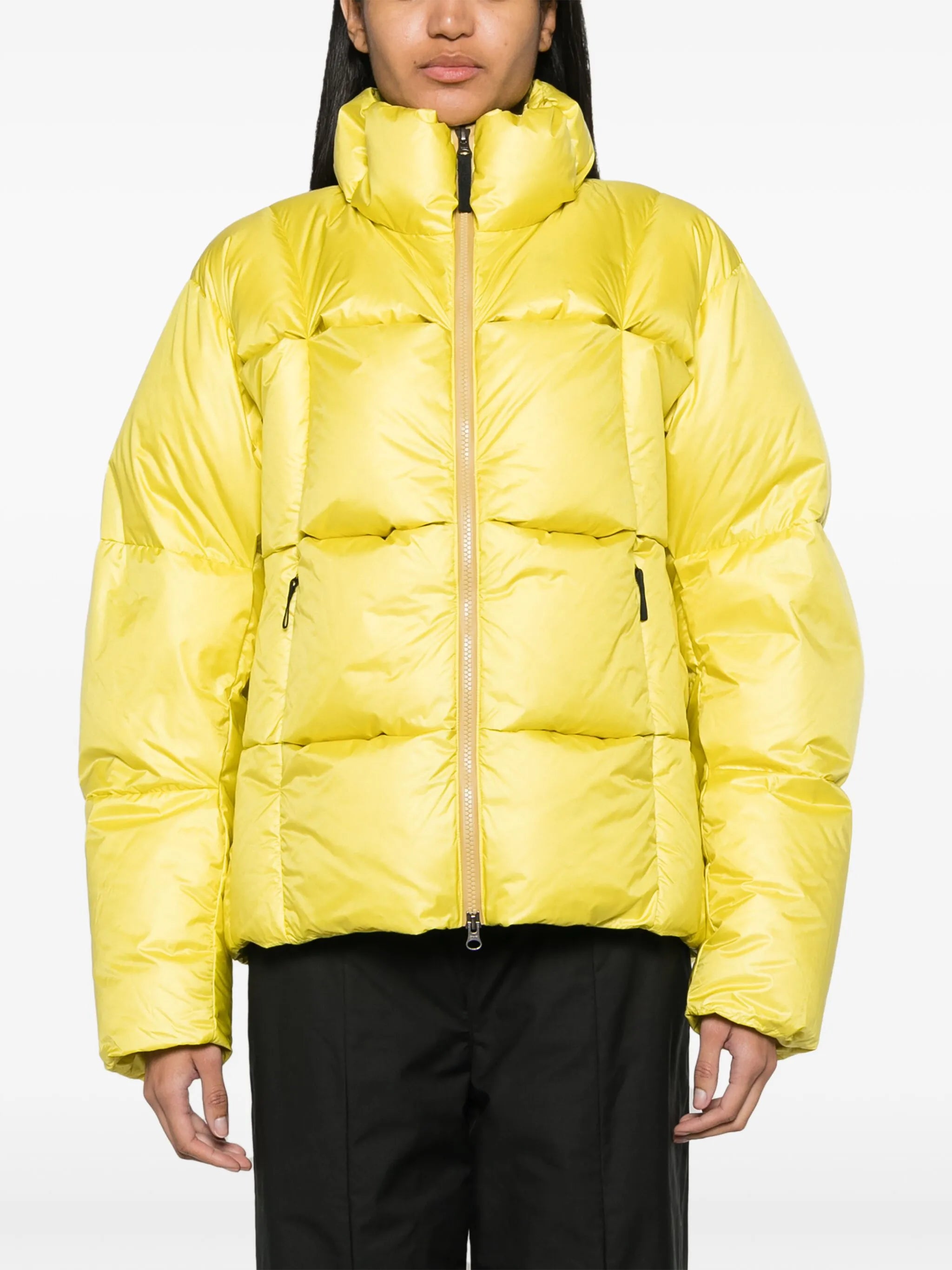 three-dimensional padded jacket