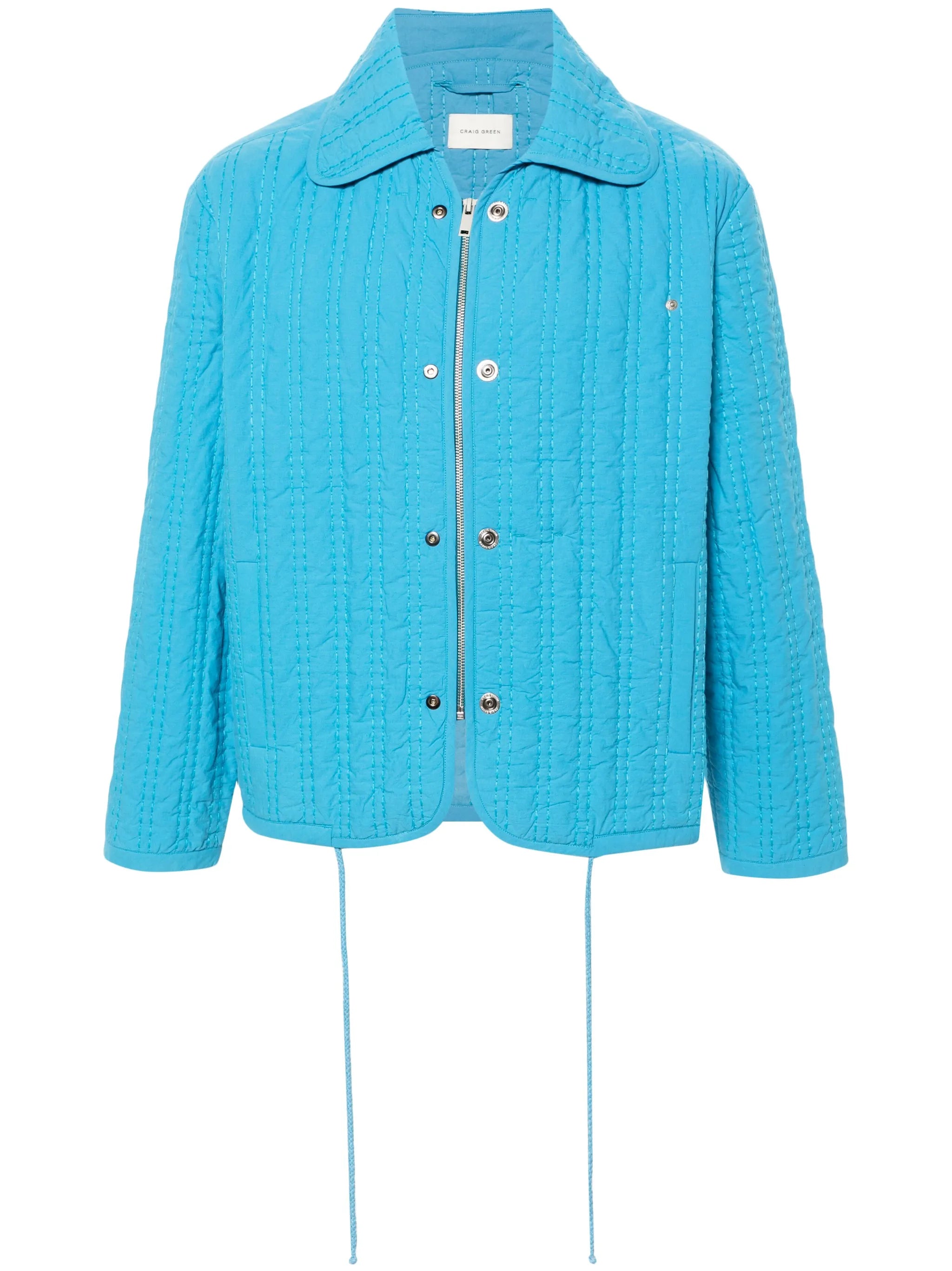 decorative-stitching cotton jacket