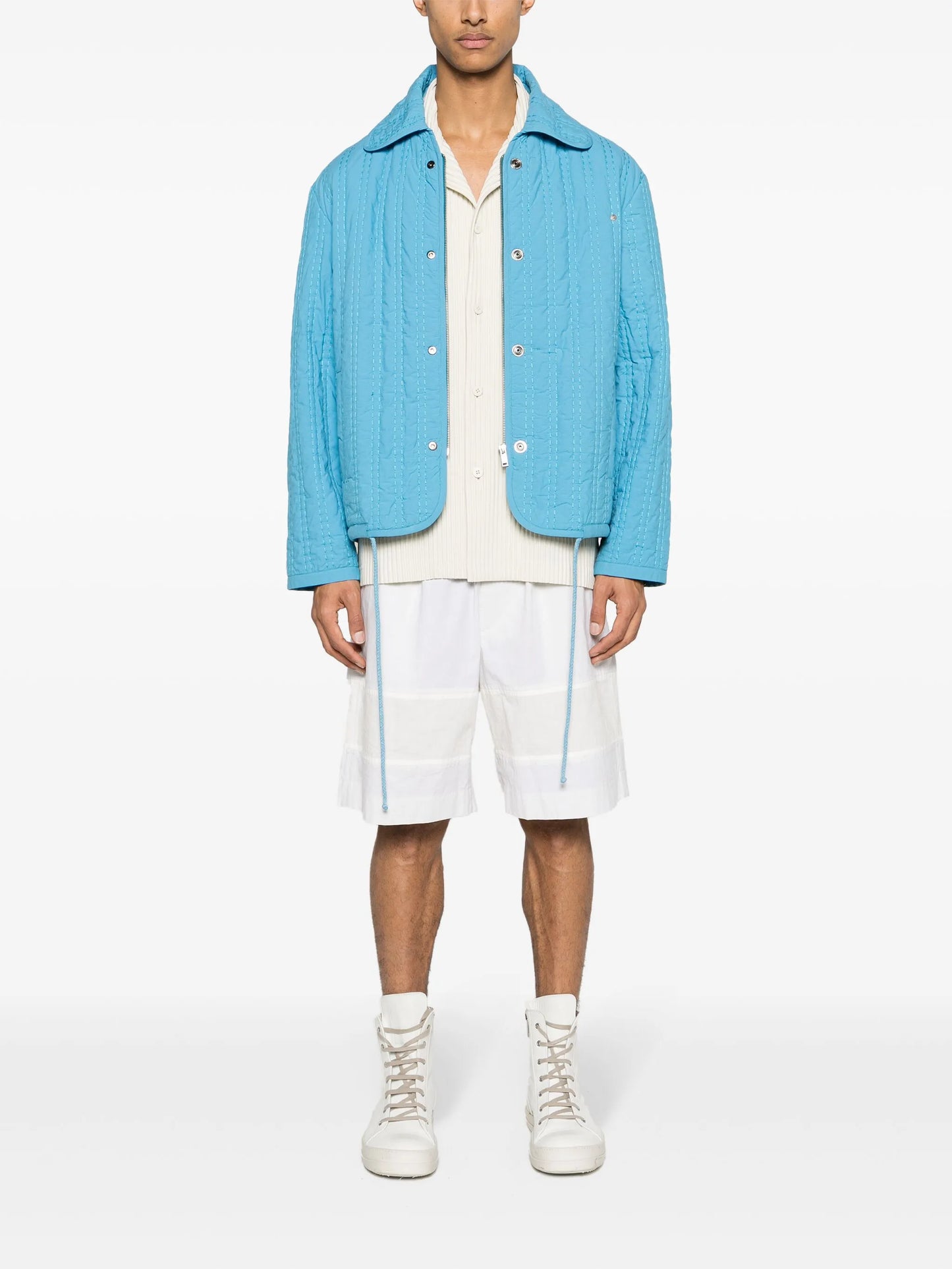 decorative-stitching cotton jacket