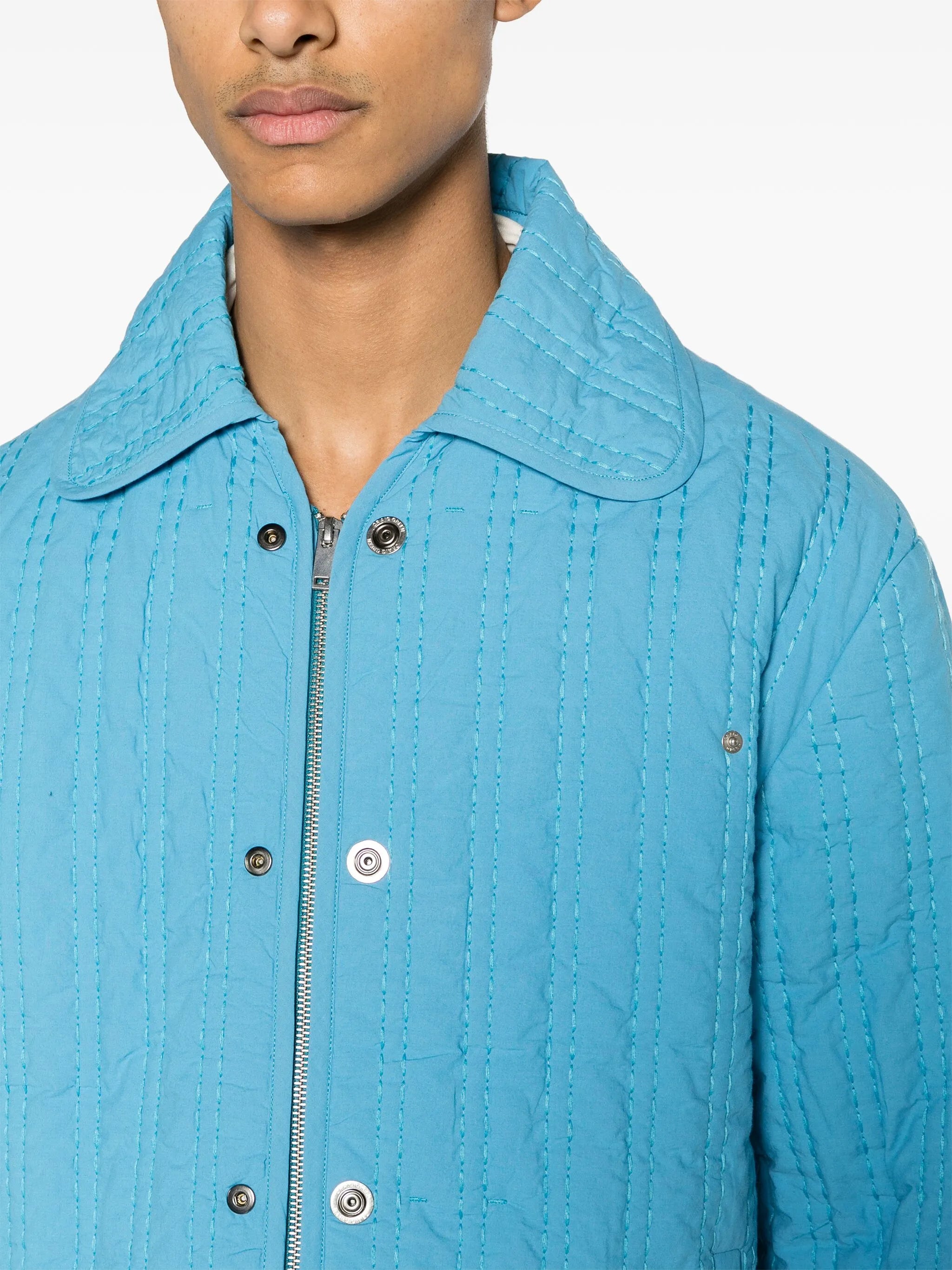 decorative-stitching cotton jacket