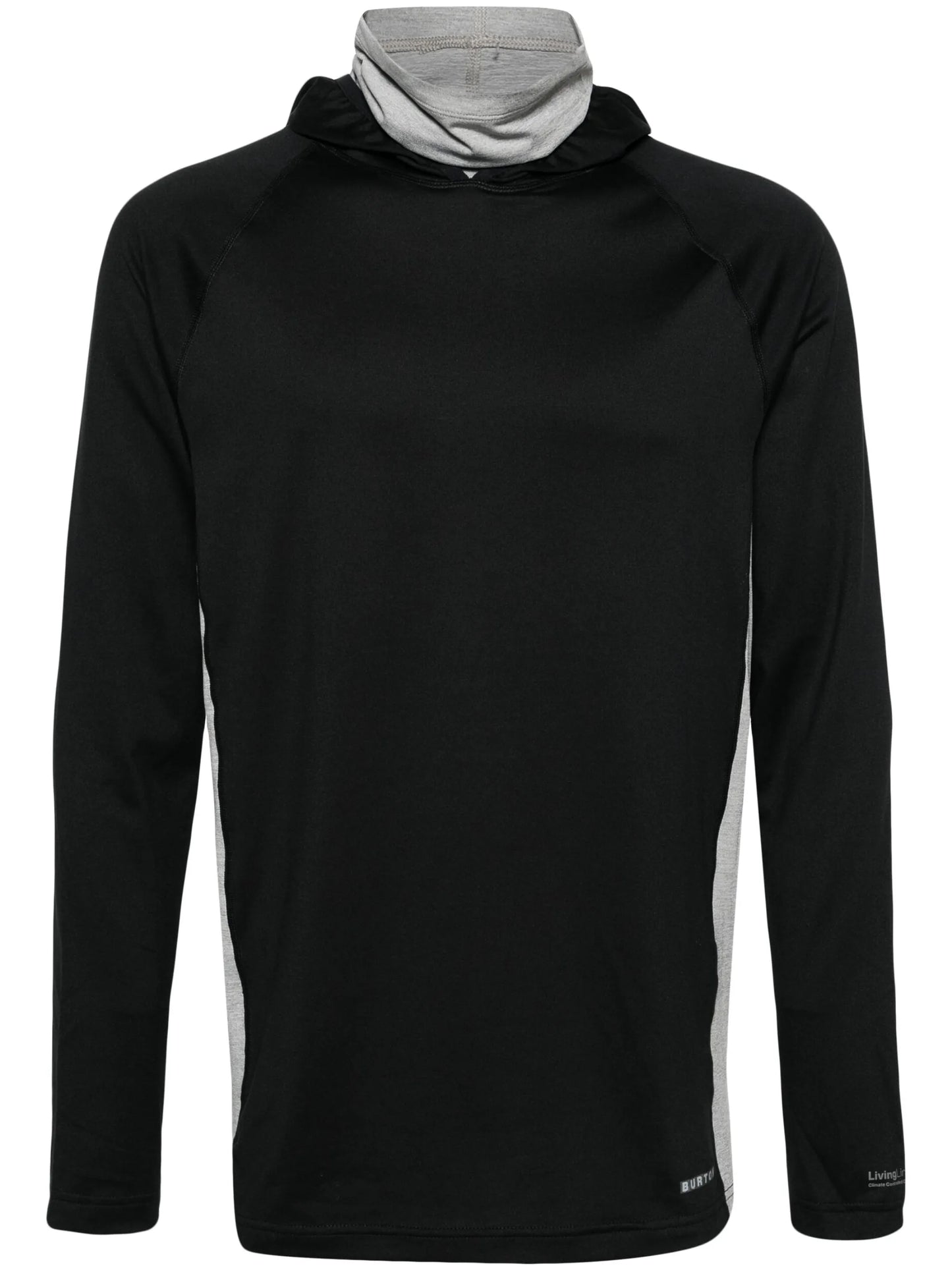 panelled performance hoodie