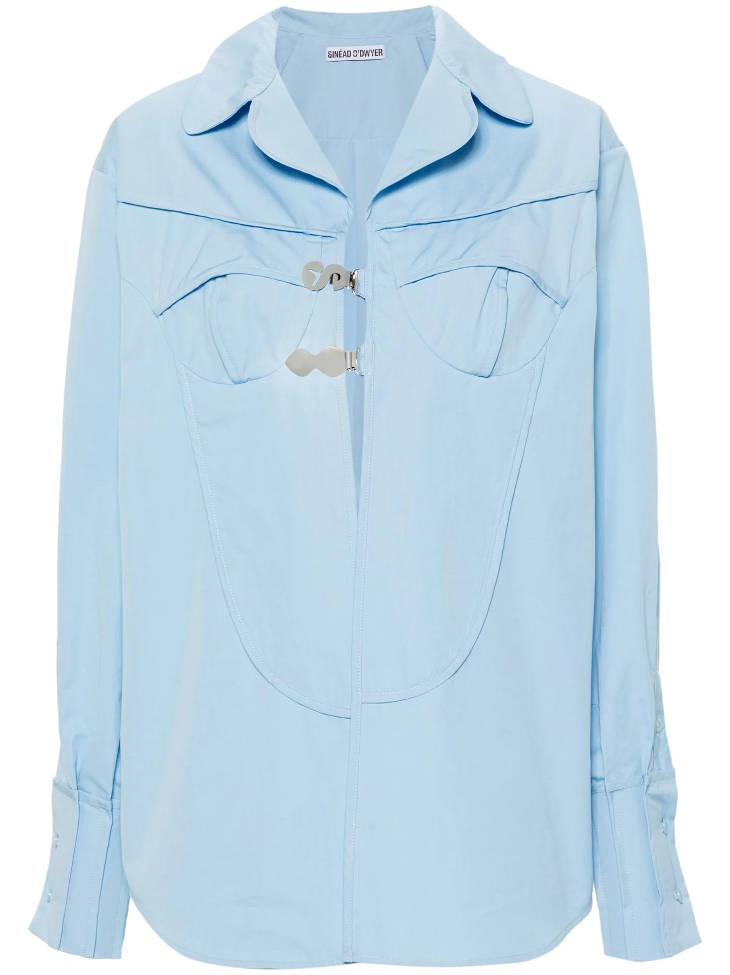 Pyjama logo-buckle shirt