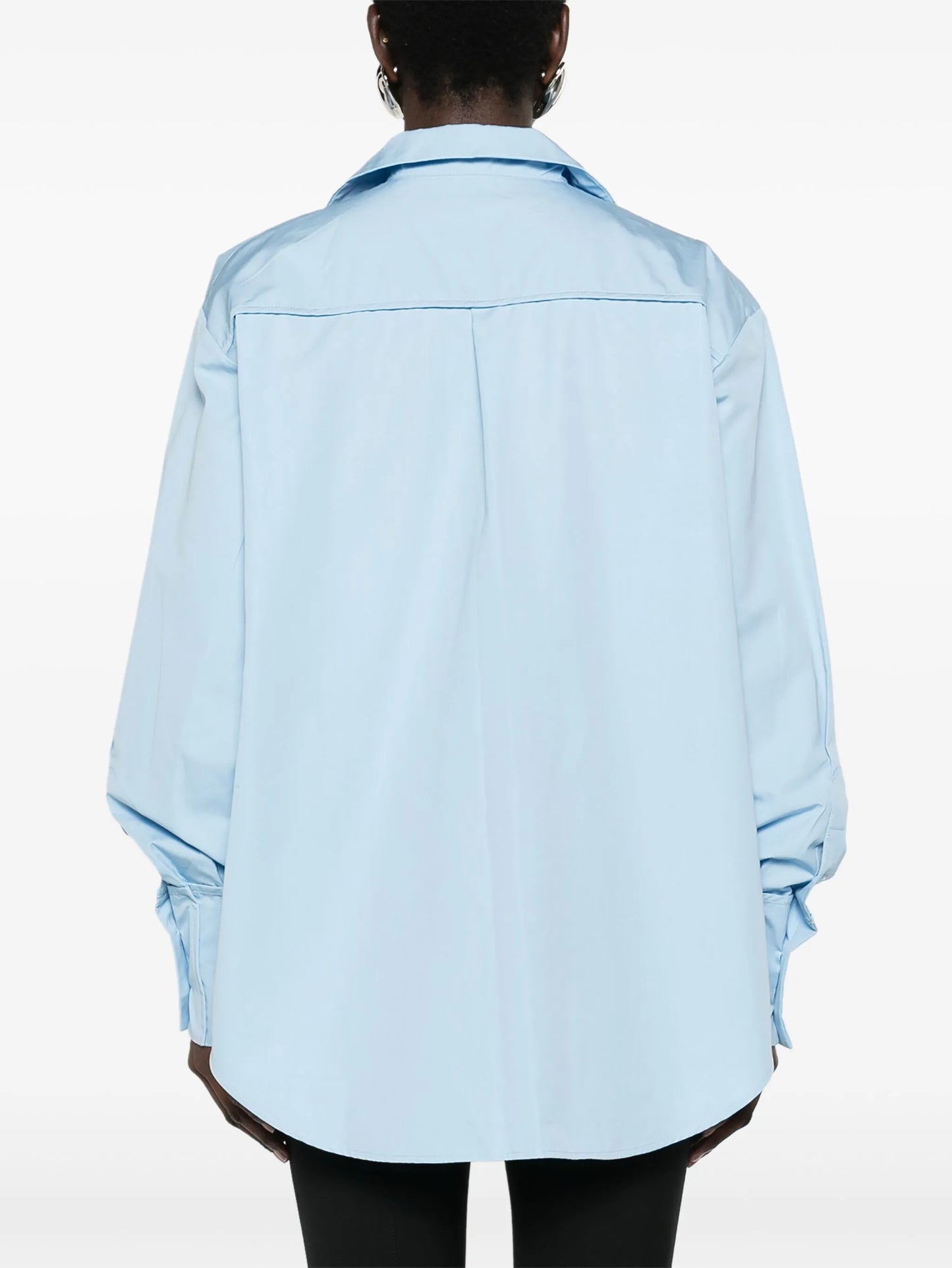 Pyjama logo-buckle shirt