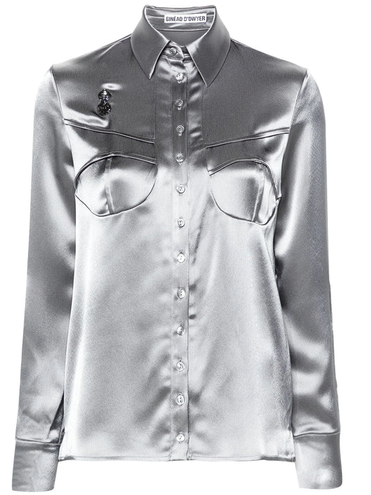 Pyjama satin shirt