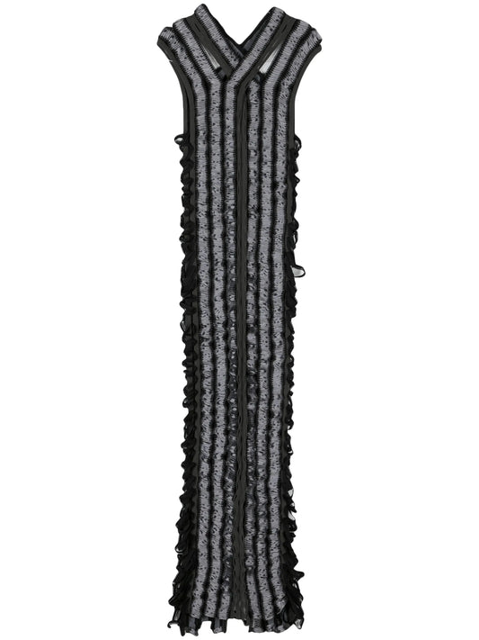 Shibari Criss Cross maxi dress