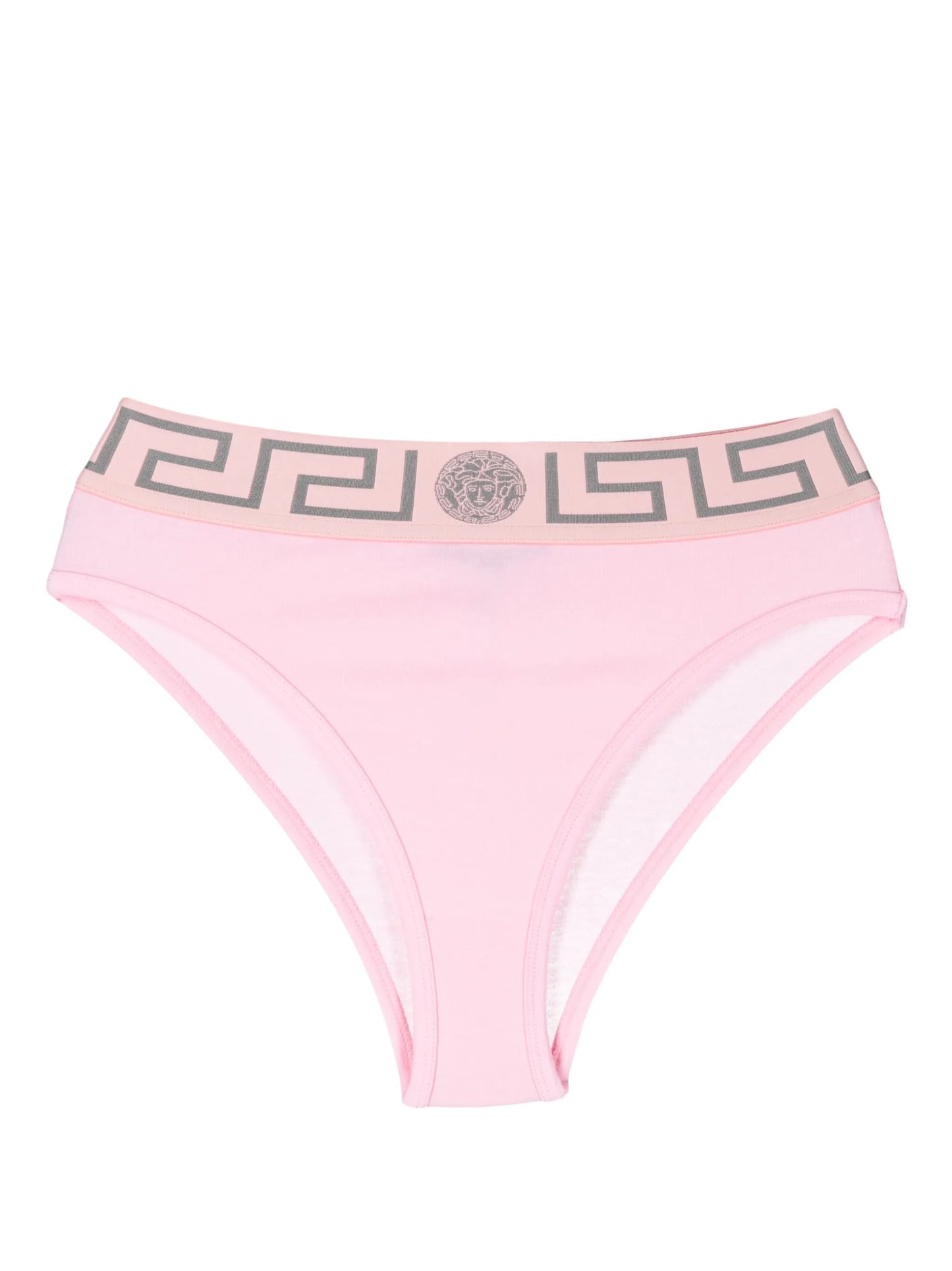 Greca-patterned waistband briefs