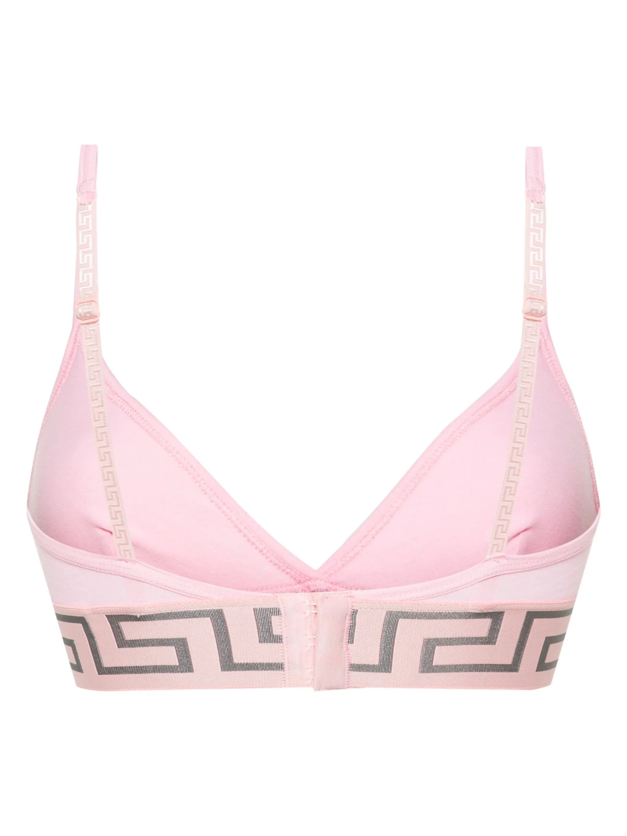 Greca-underband jersey triangle bra