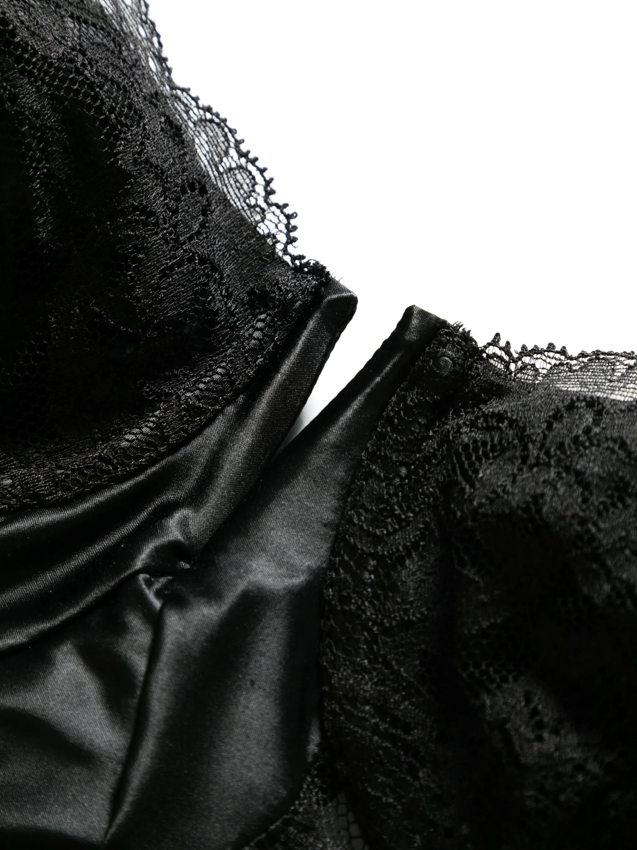 wired-cup sheer lace bodysuit