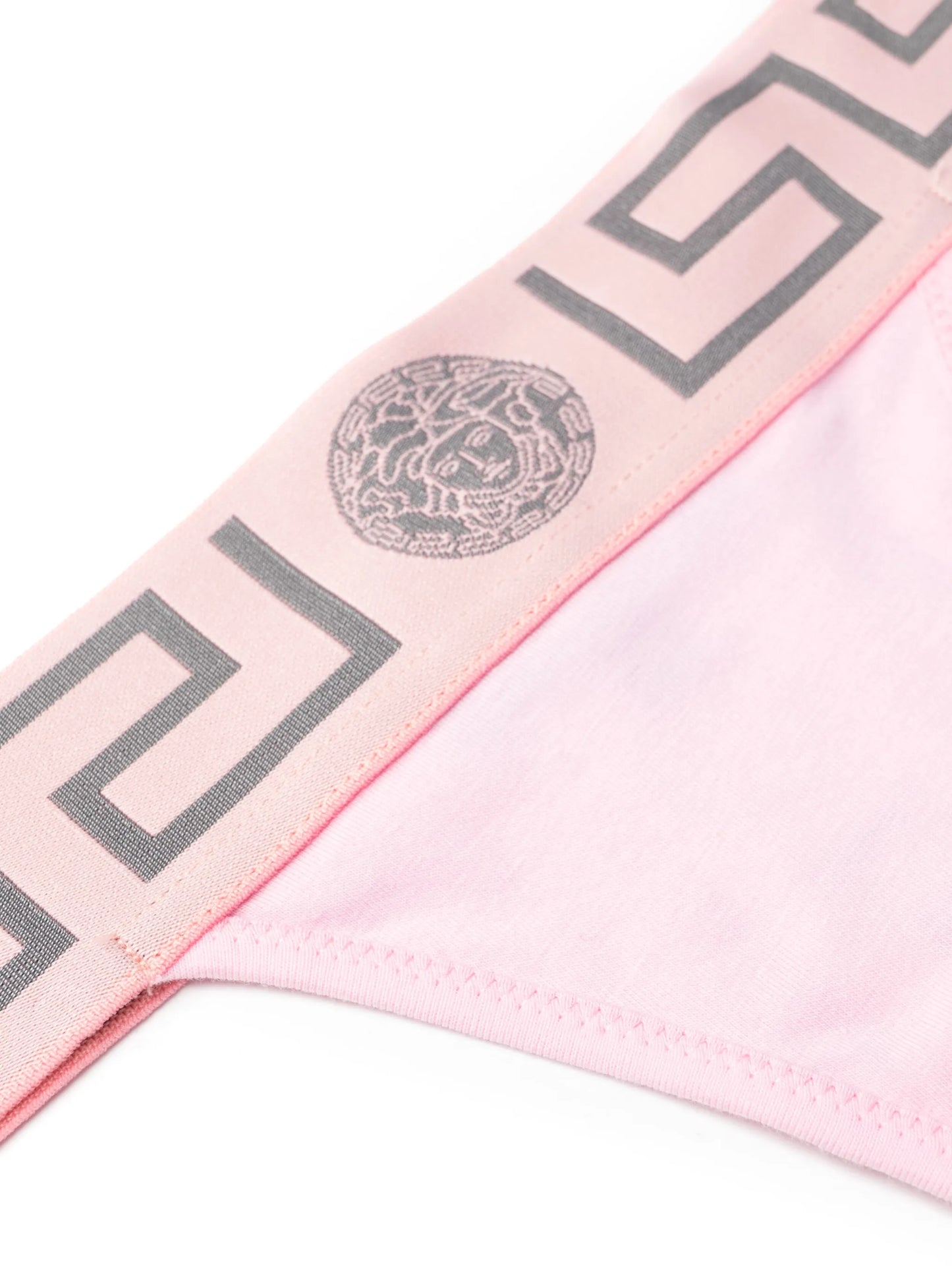 Gerca-patterned waistband thong