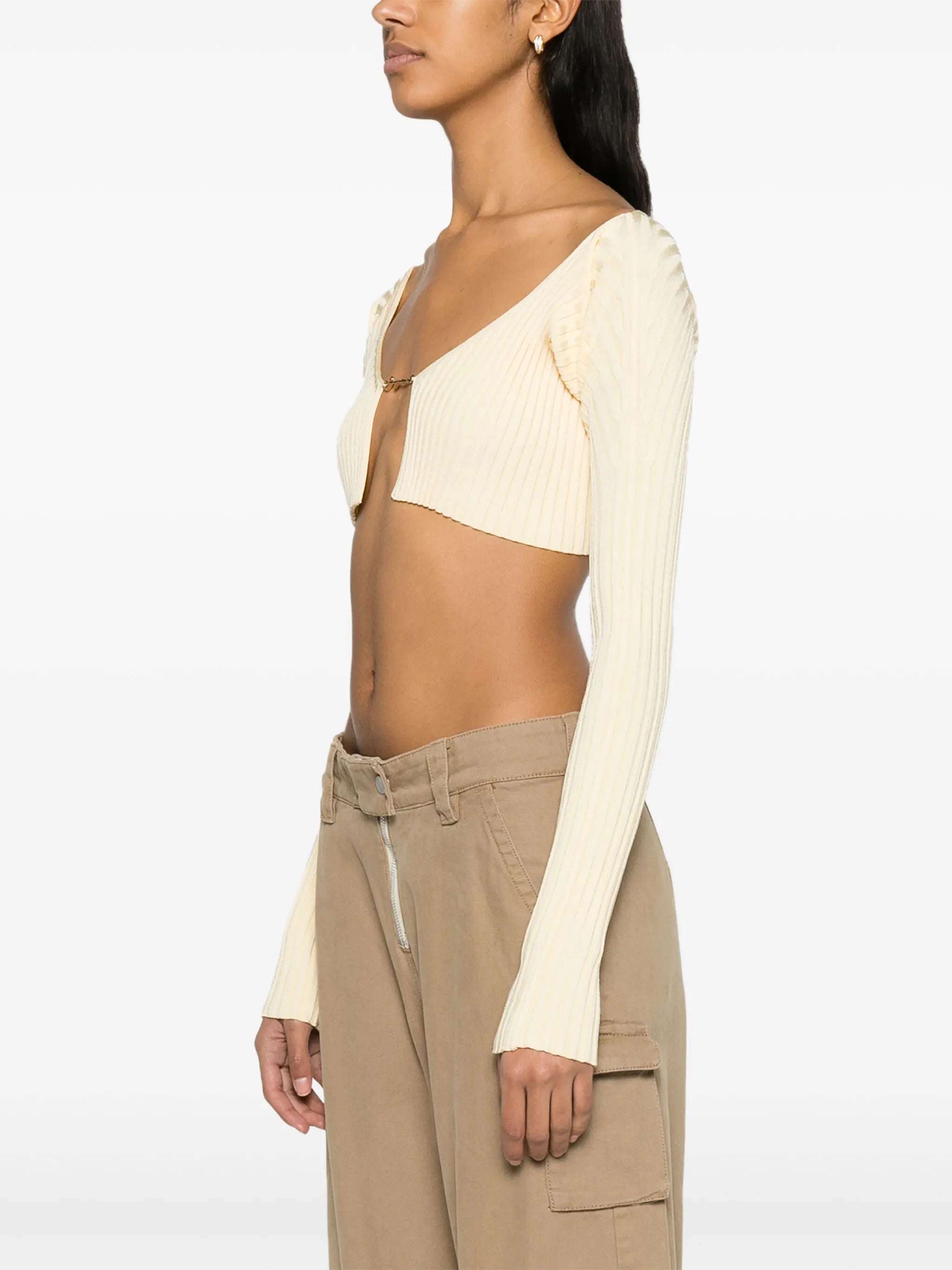 La Maille Pralu cropped cardigan