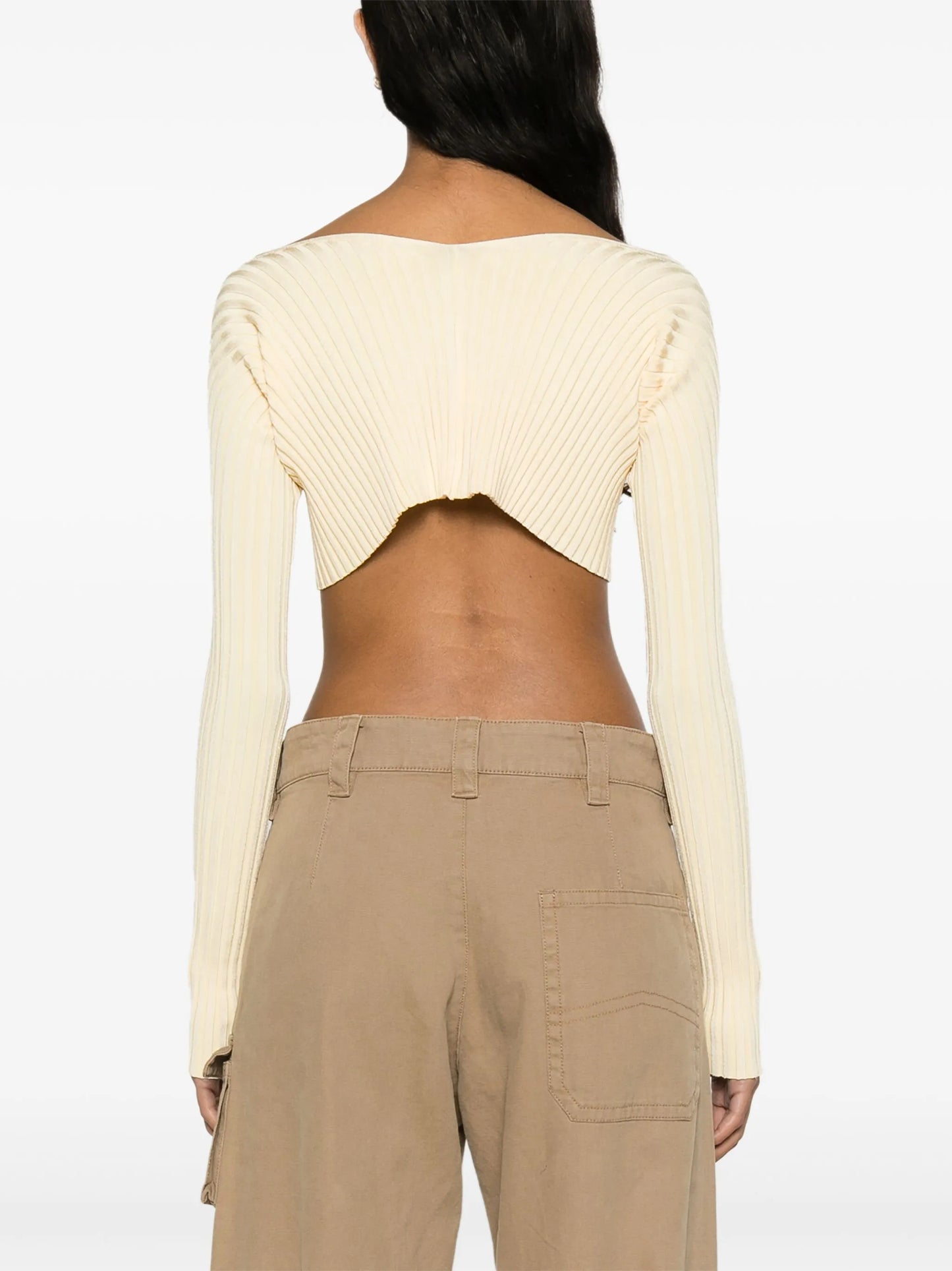 La Maille Pralu cropped cardigan
