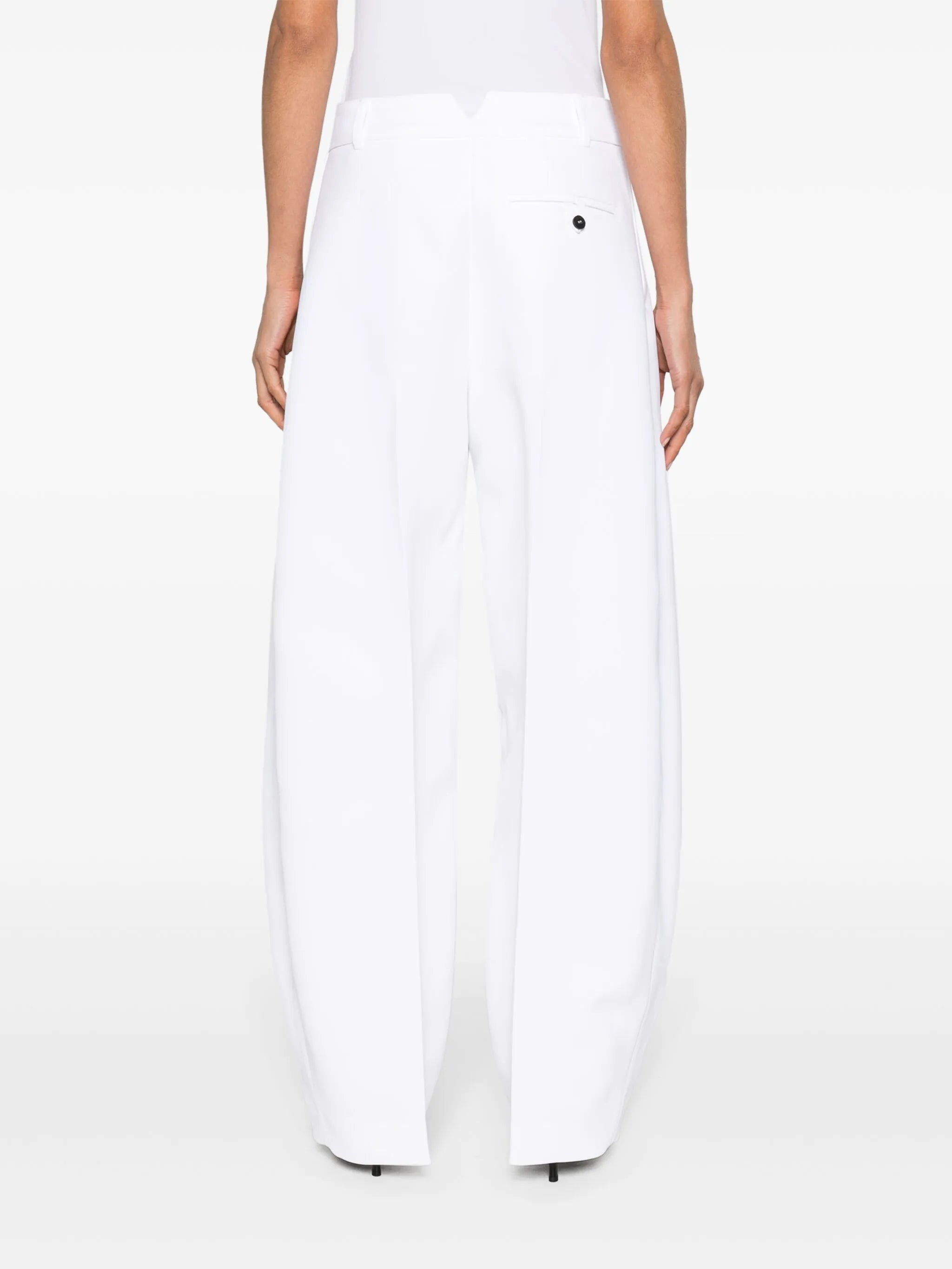 Ovalo pleated palazzo pants