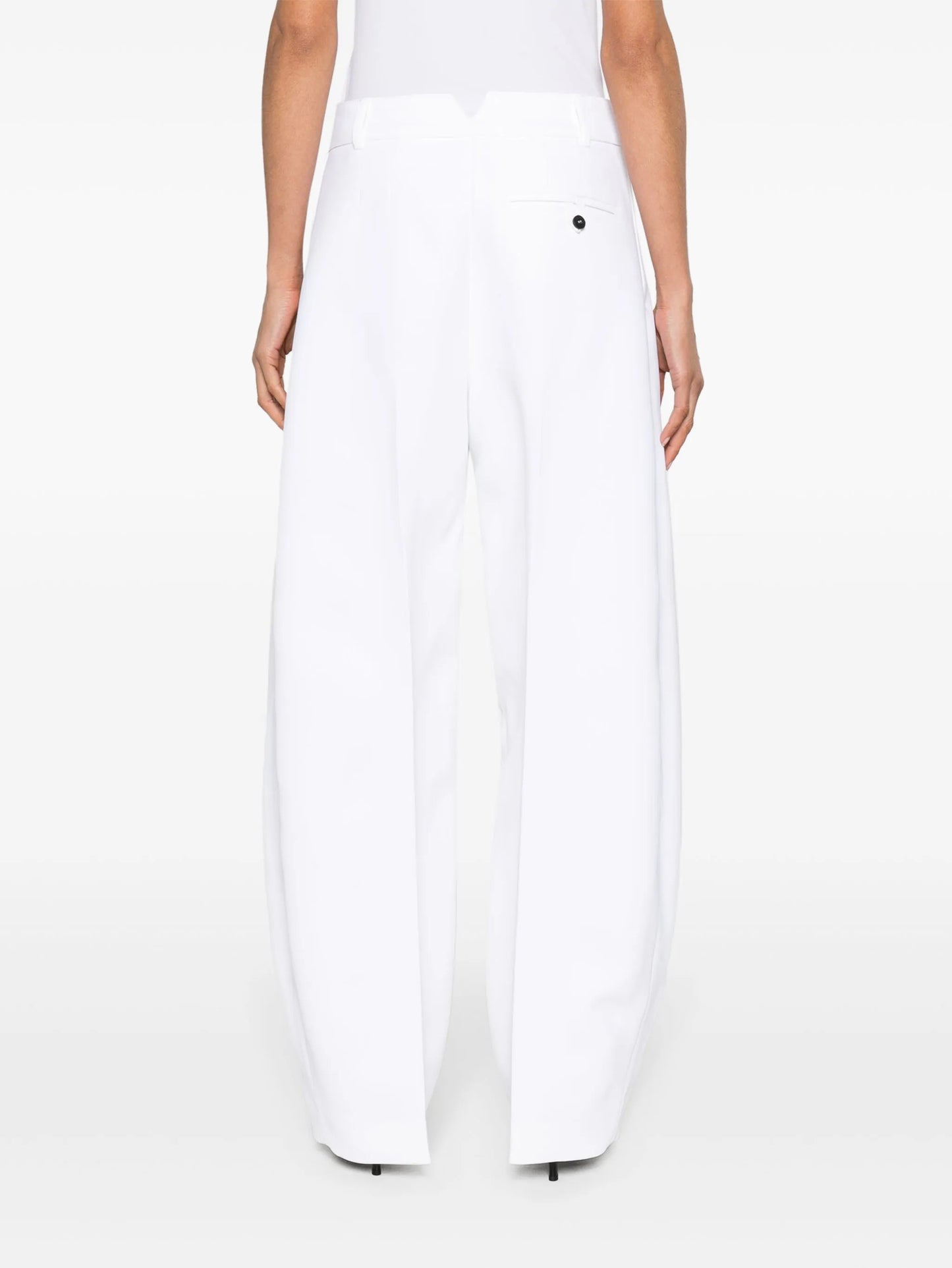 Ovalo pleated palazzo pants