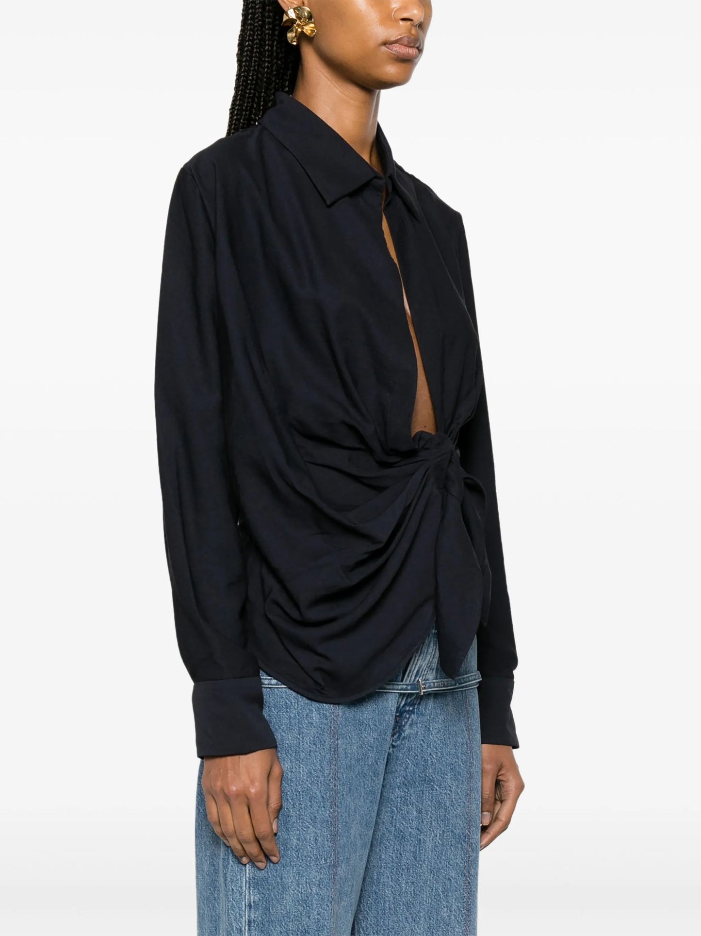 La Chemise Bahia draped shirt