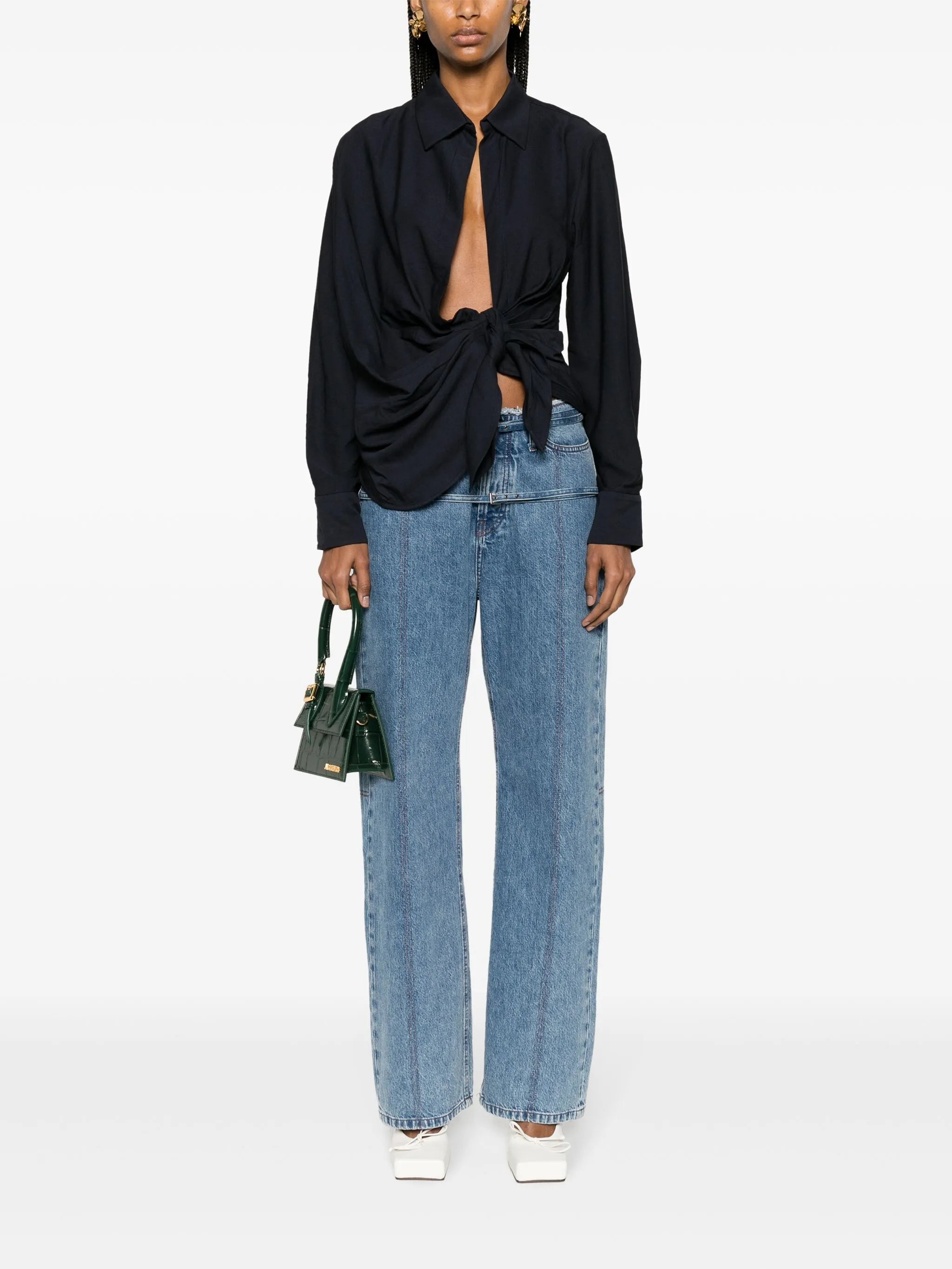 La Chemise Bahia draped shirt