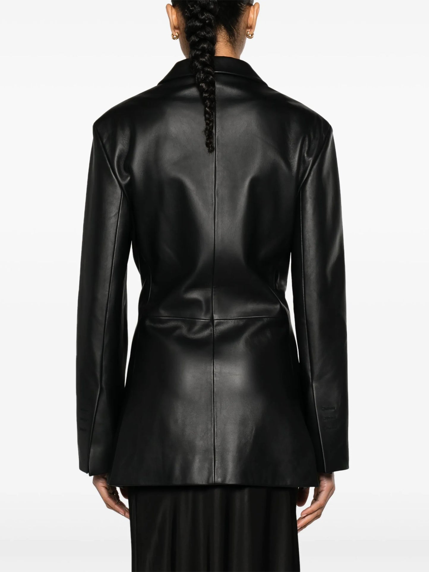 La Veste Tibau Cuir leather blazer