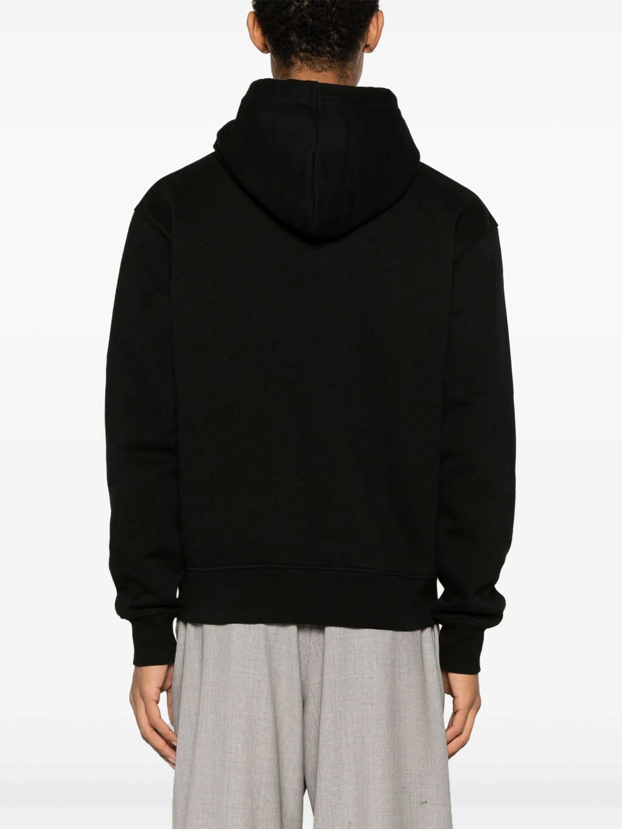 logo-embroidered hoodie