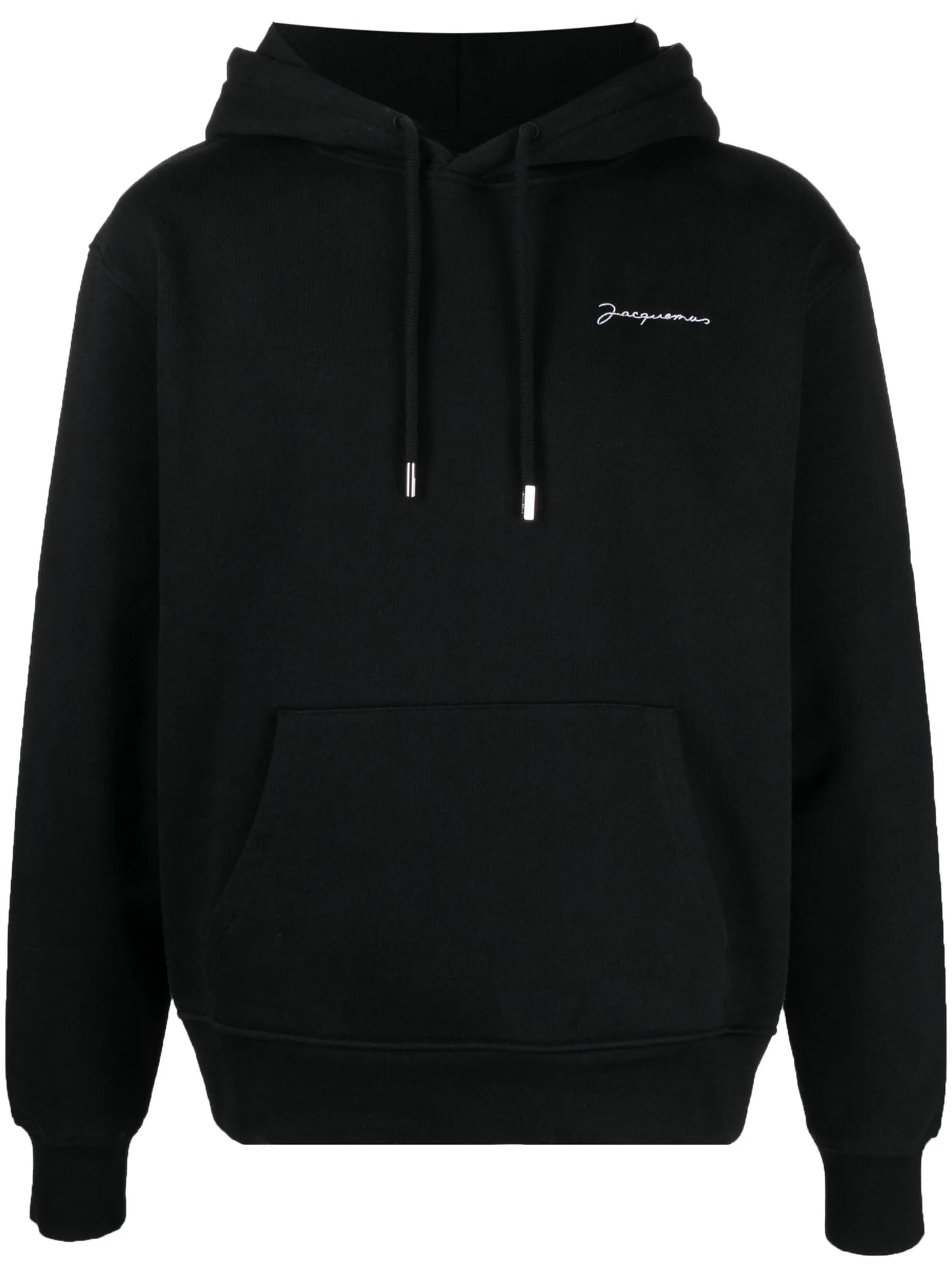 logo-embroidered hoodie