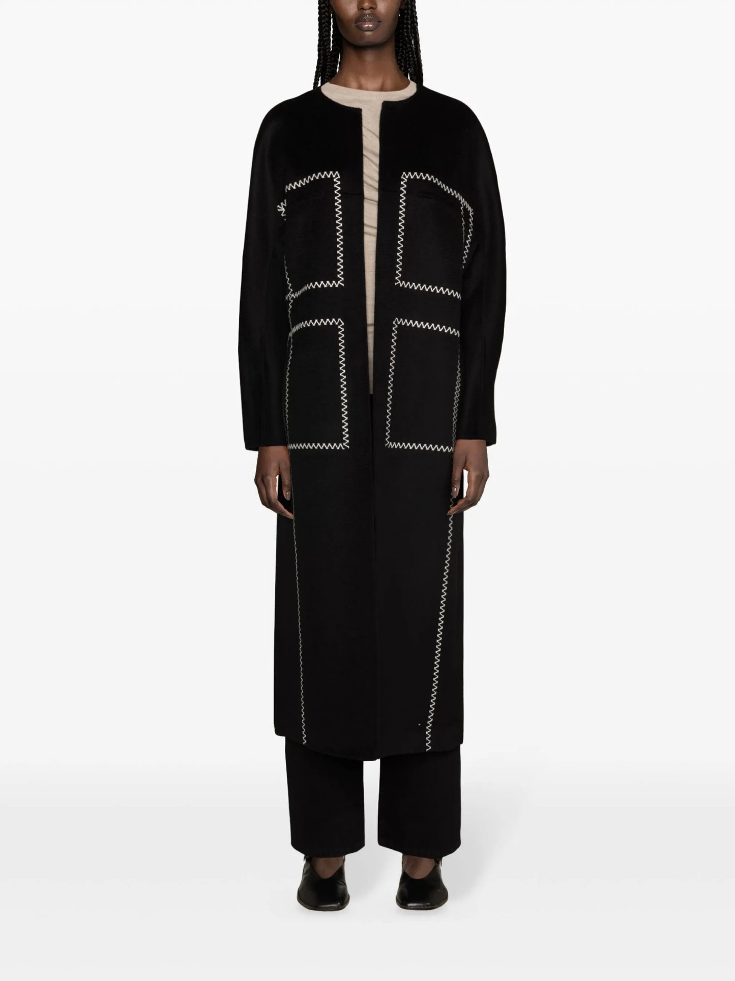 Noelle felted long coat