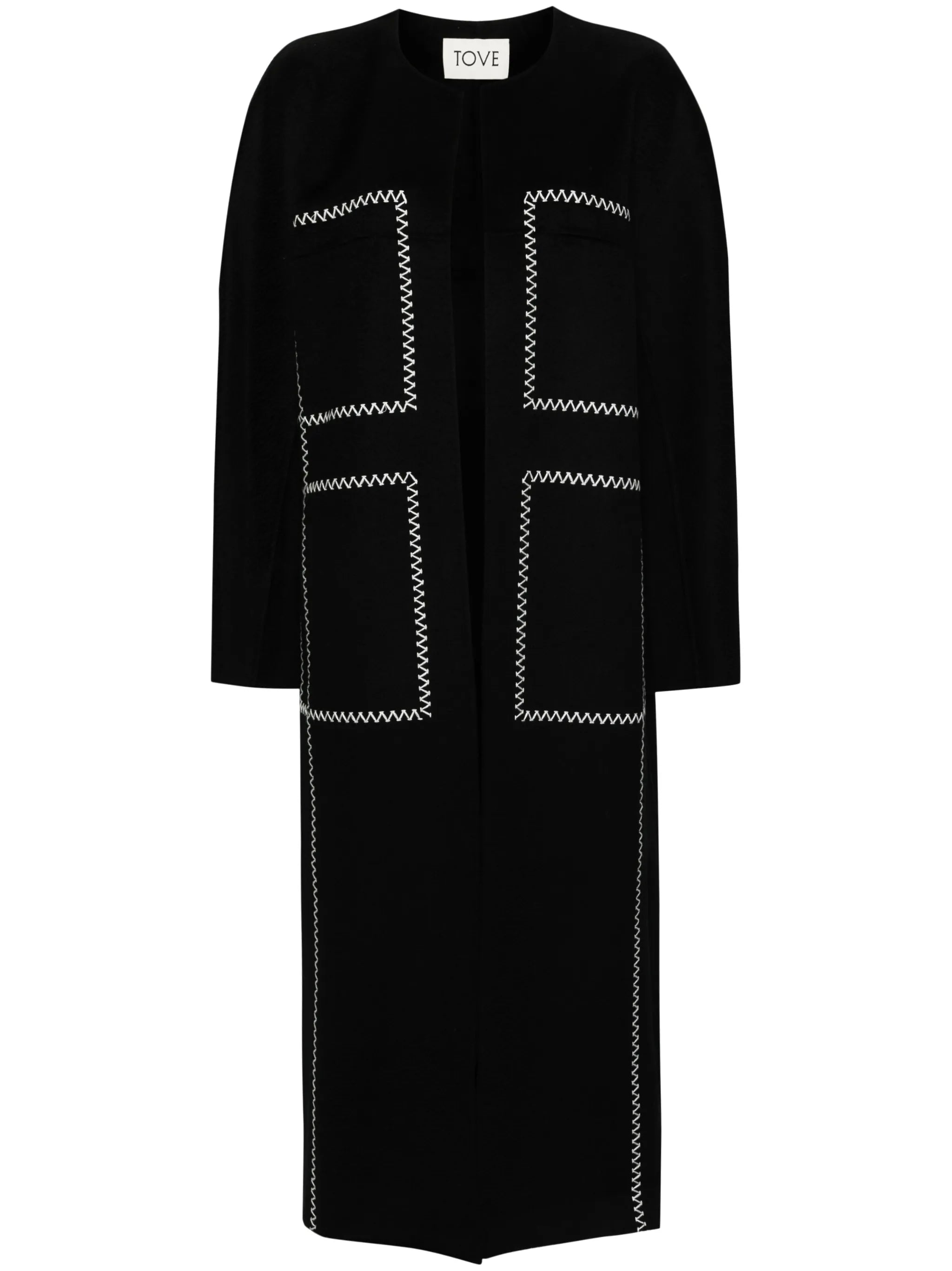 Noelle felted long coat