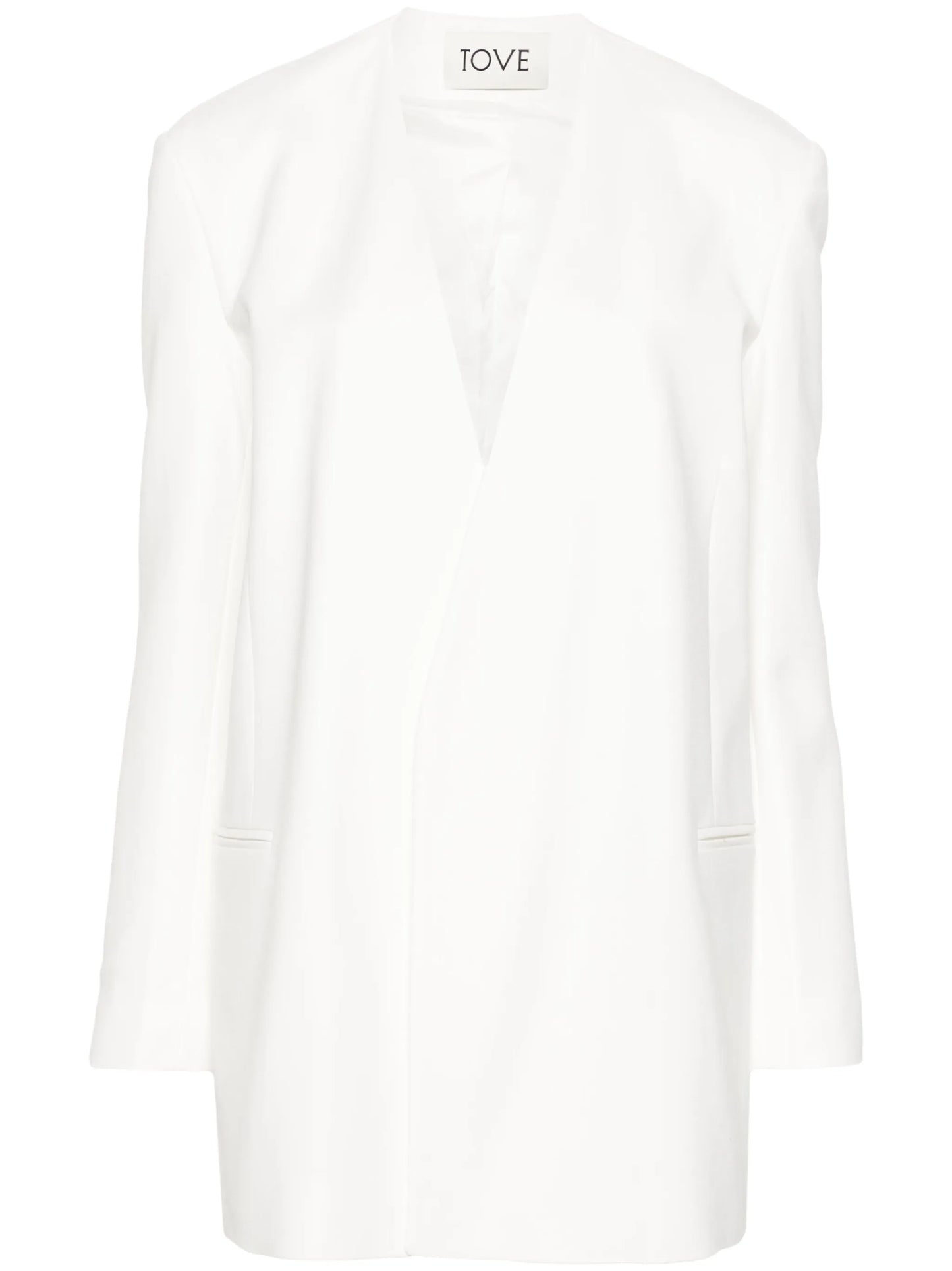 Saunders open-front blazer