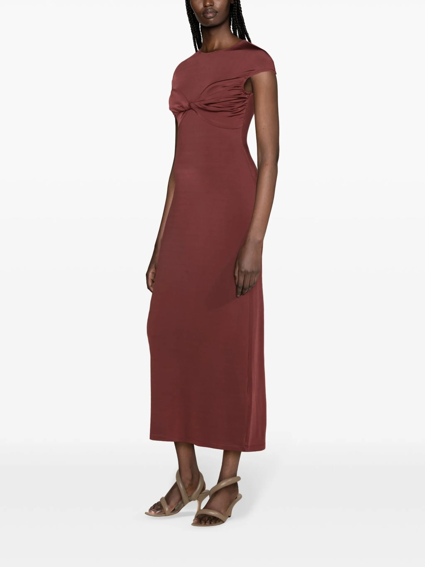 Mali twisted maxi dress