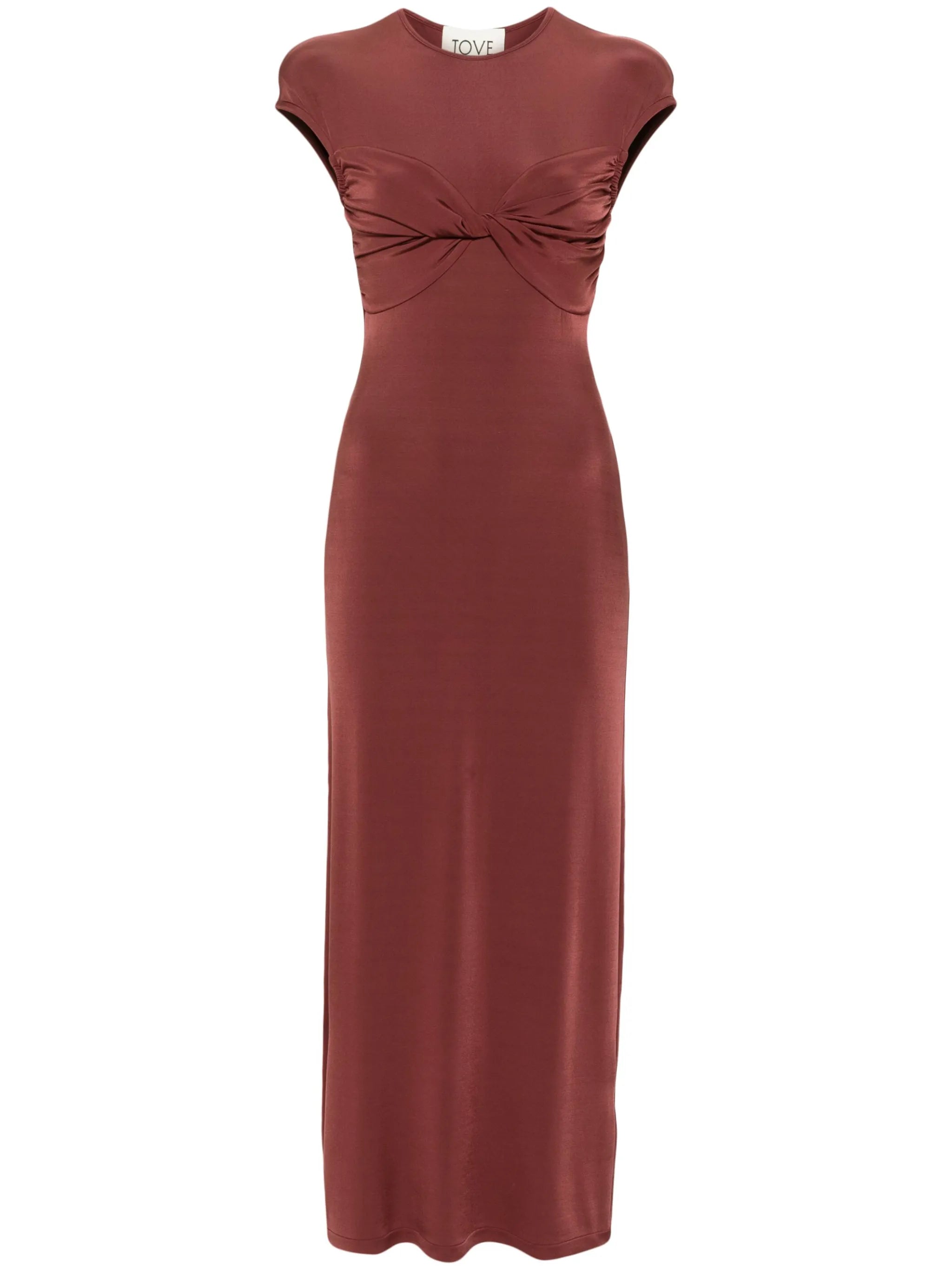 Mali twisted maxi dress
