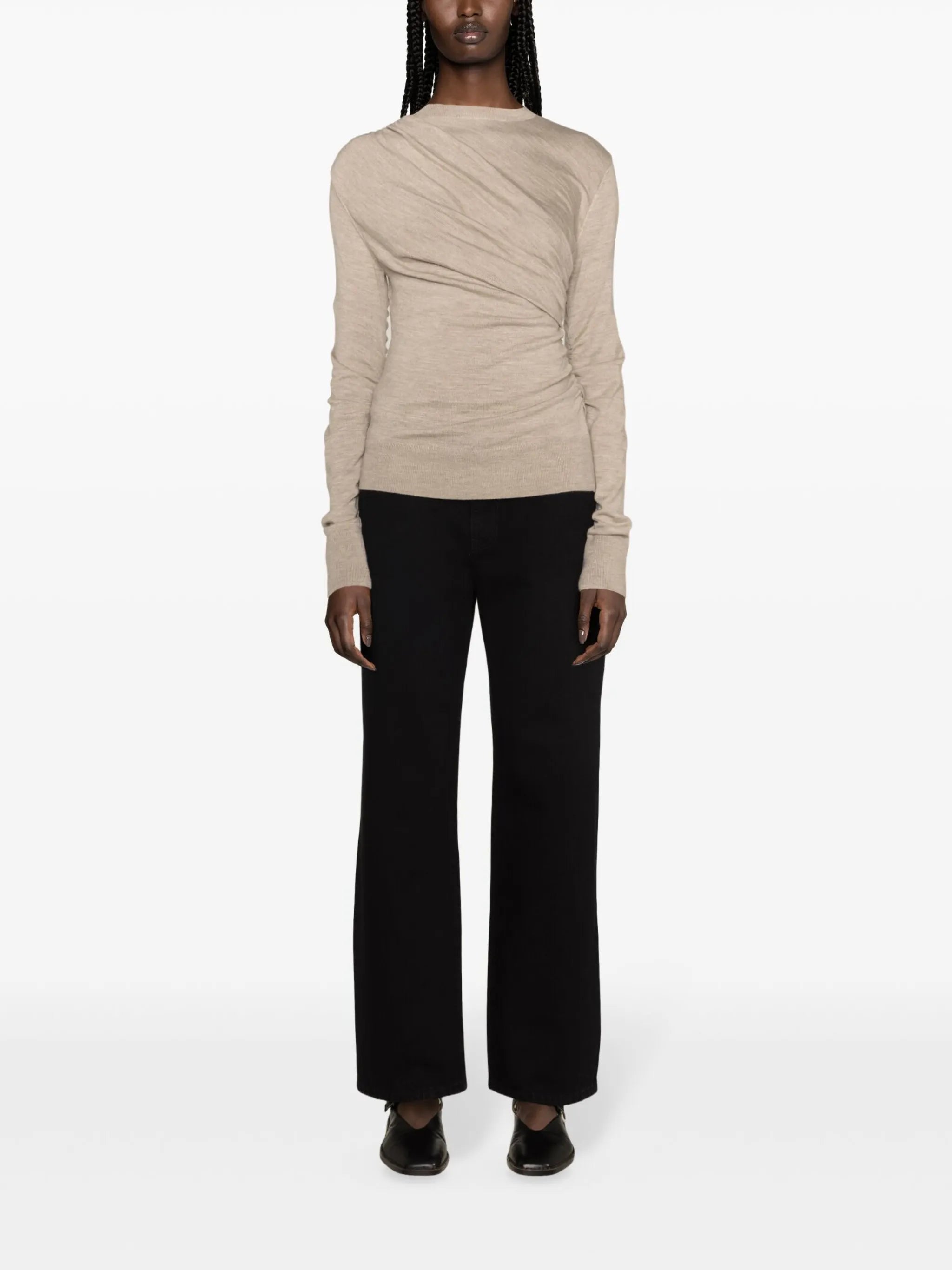 Sade high-rise straight-leg jeans