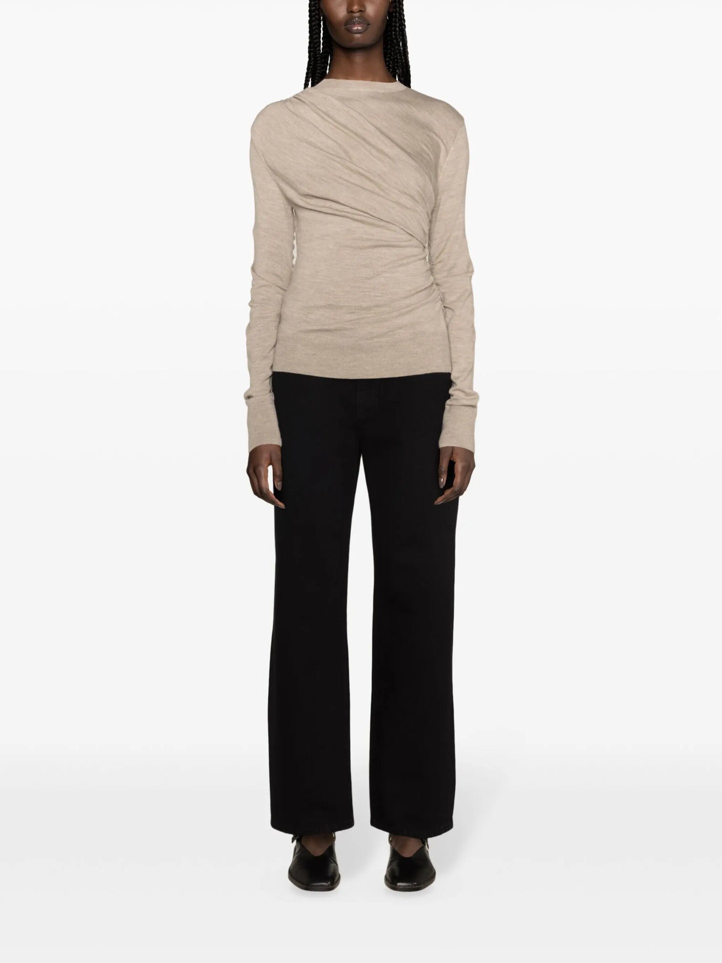 Sade high-rise straight-leg jeans