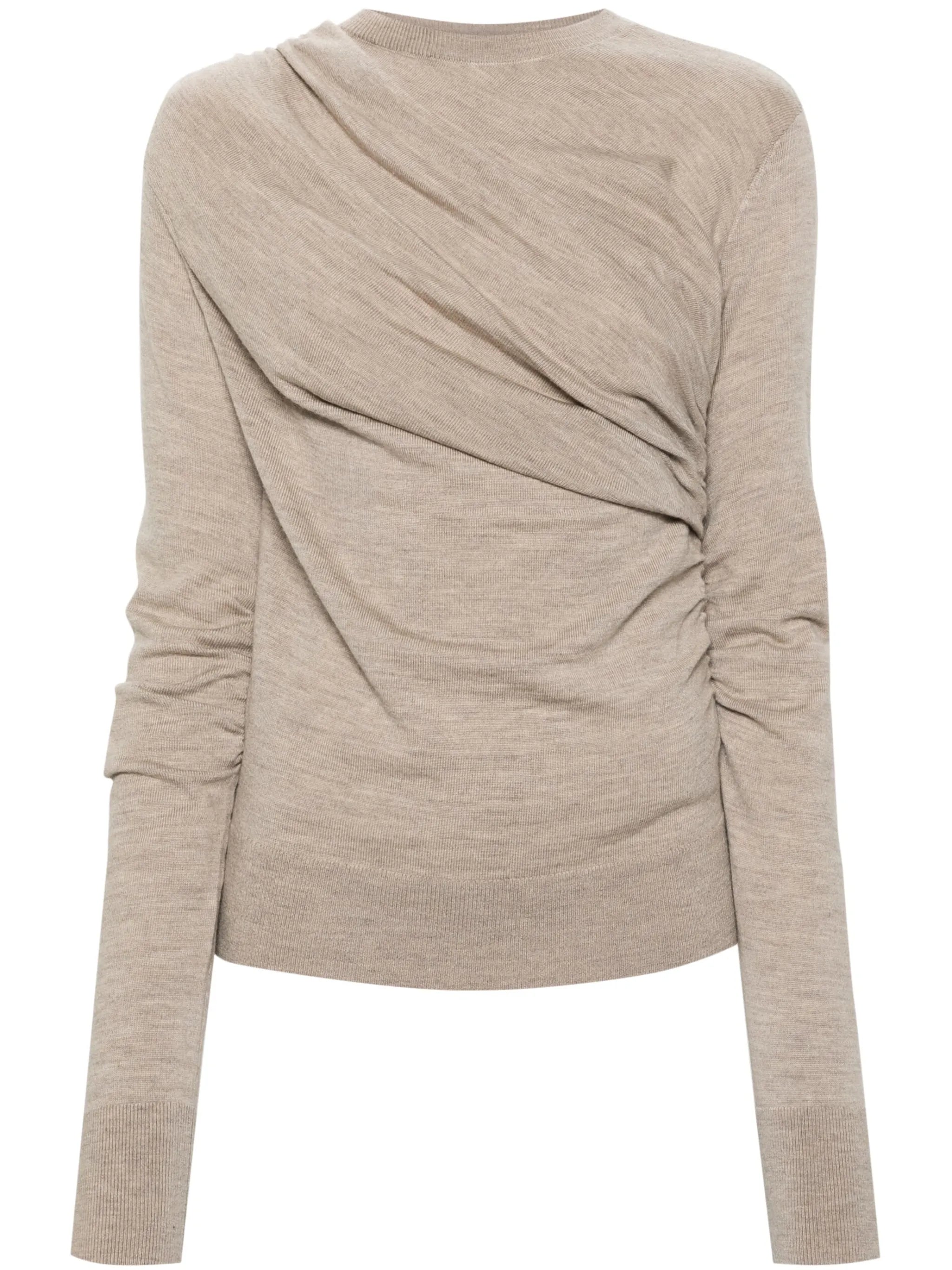Eleornore draped merino jumper