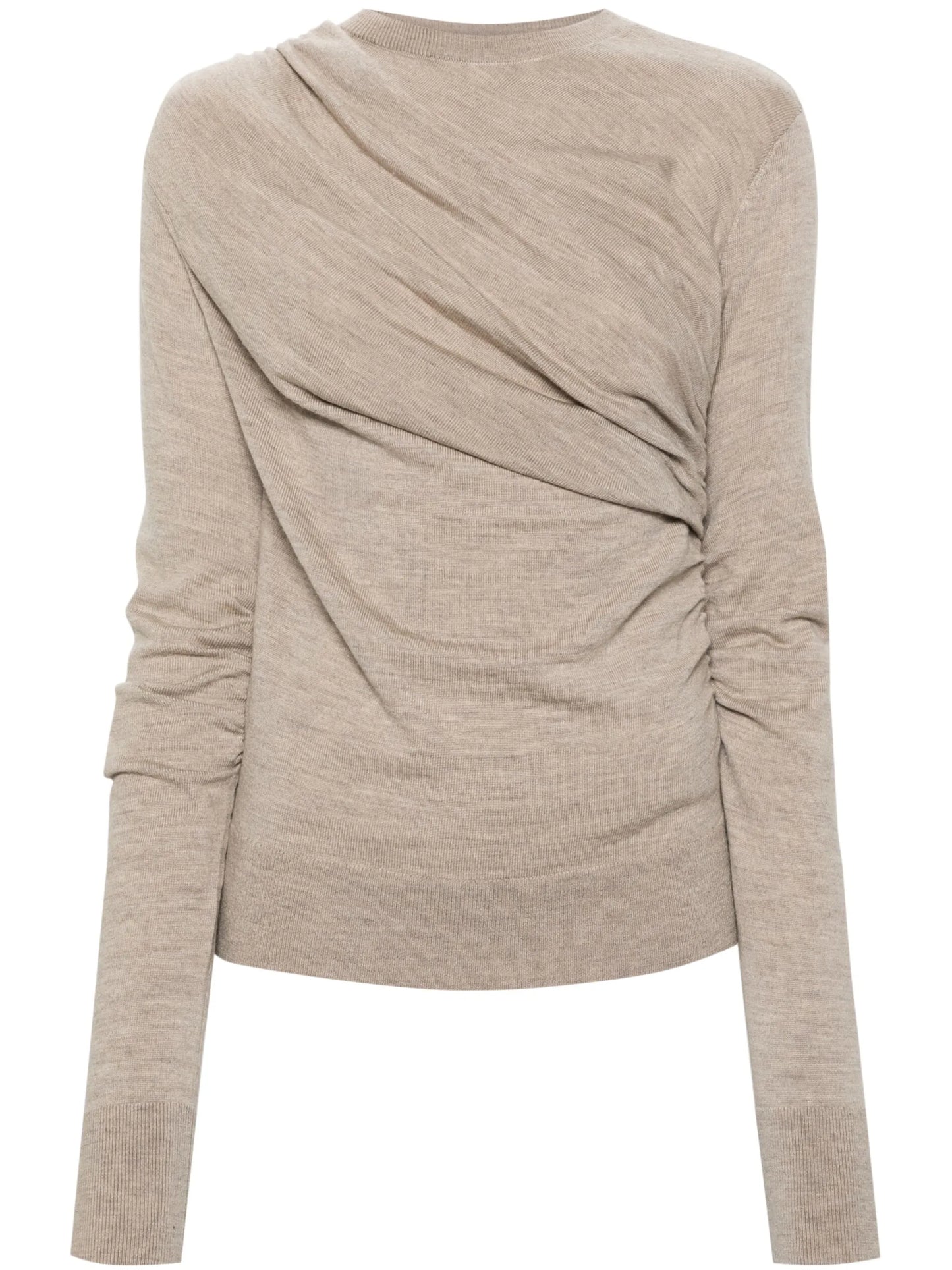 Eleornore draped merino jumper