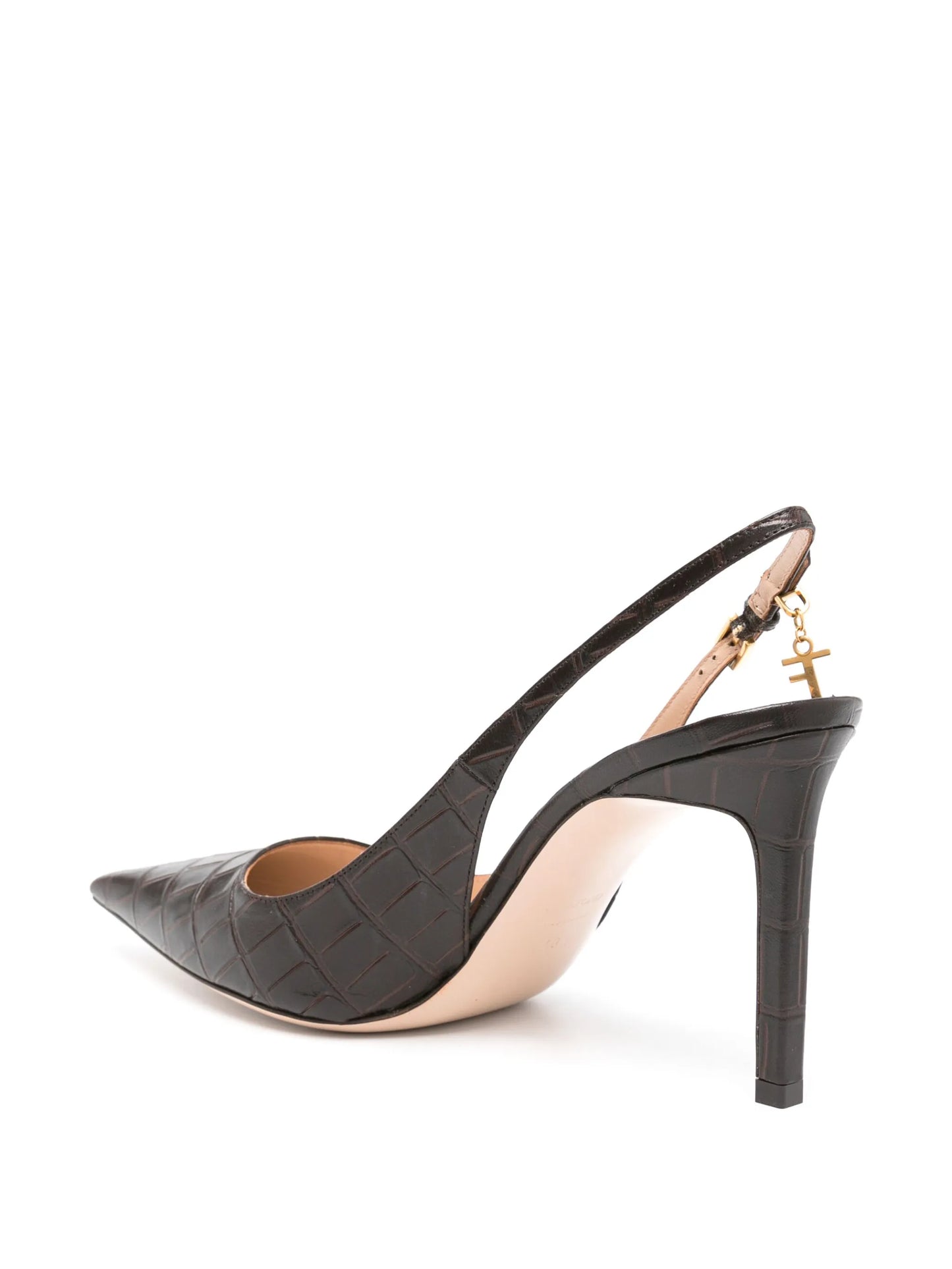 Angelina 85mm leather pumps