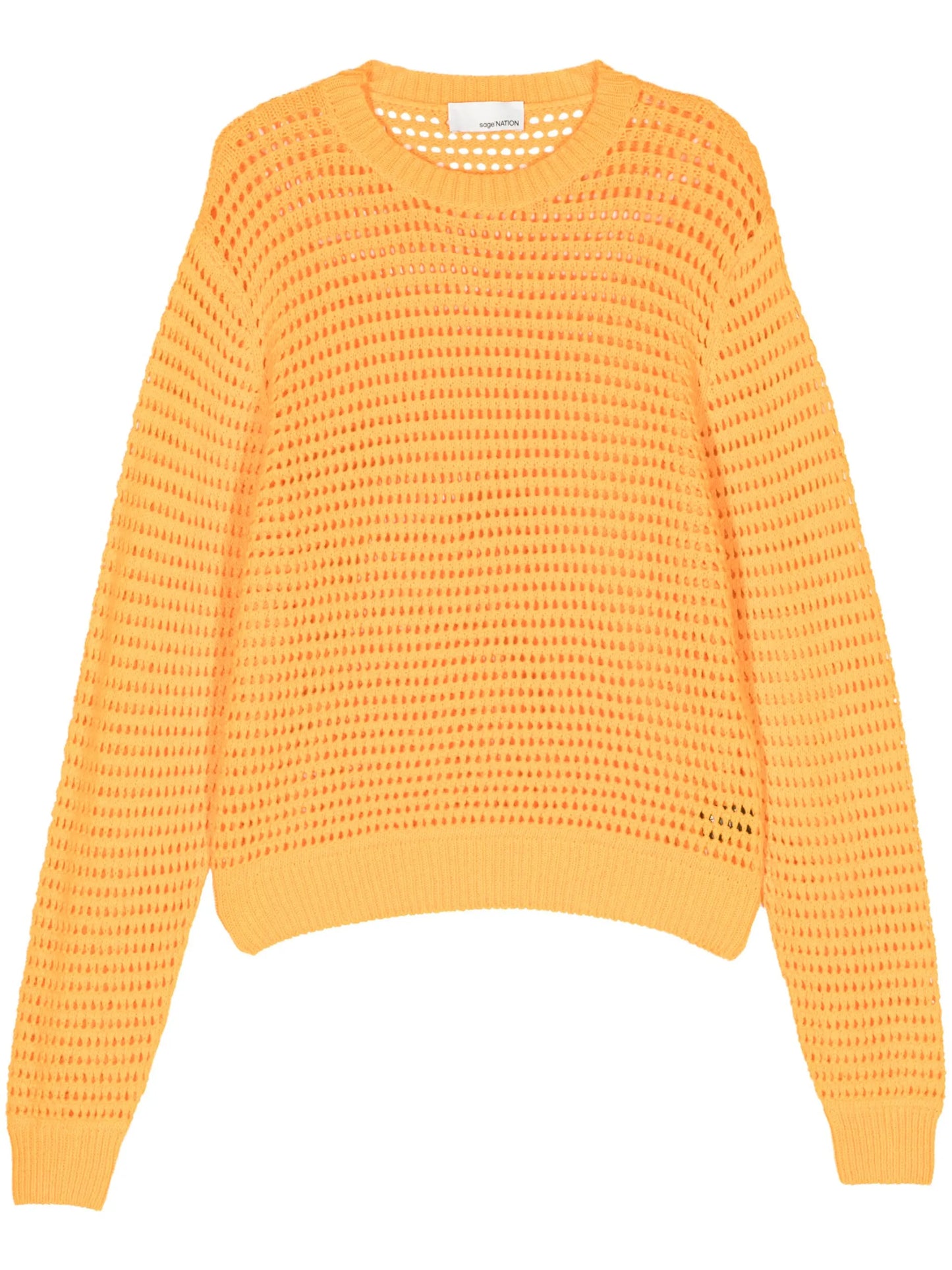 Summer Hatchi open-knit jumper