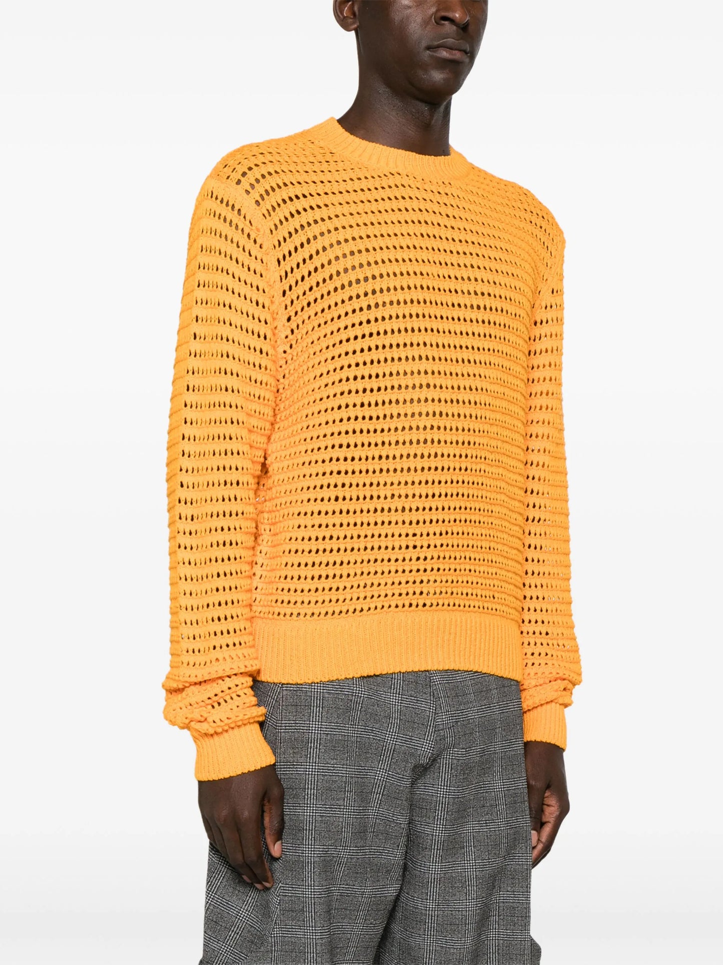 Summer Hatchi open-knit jumper