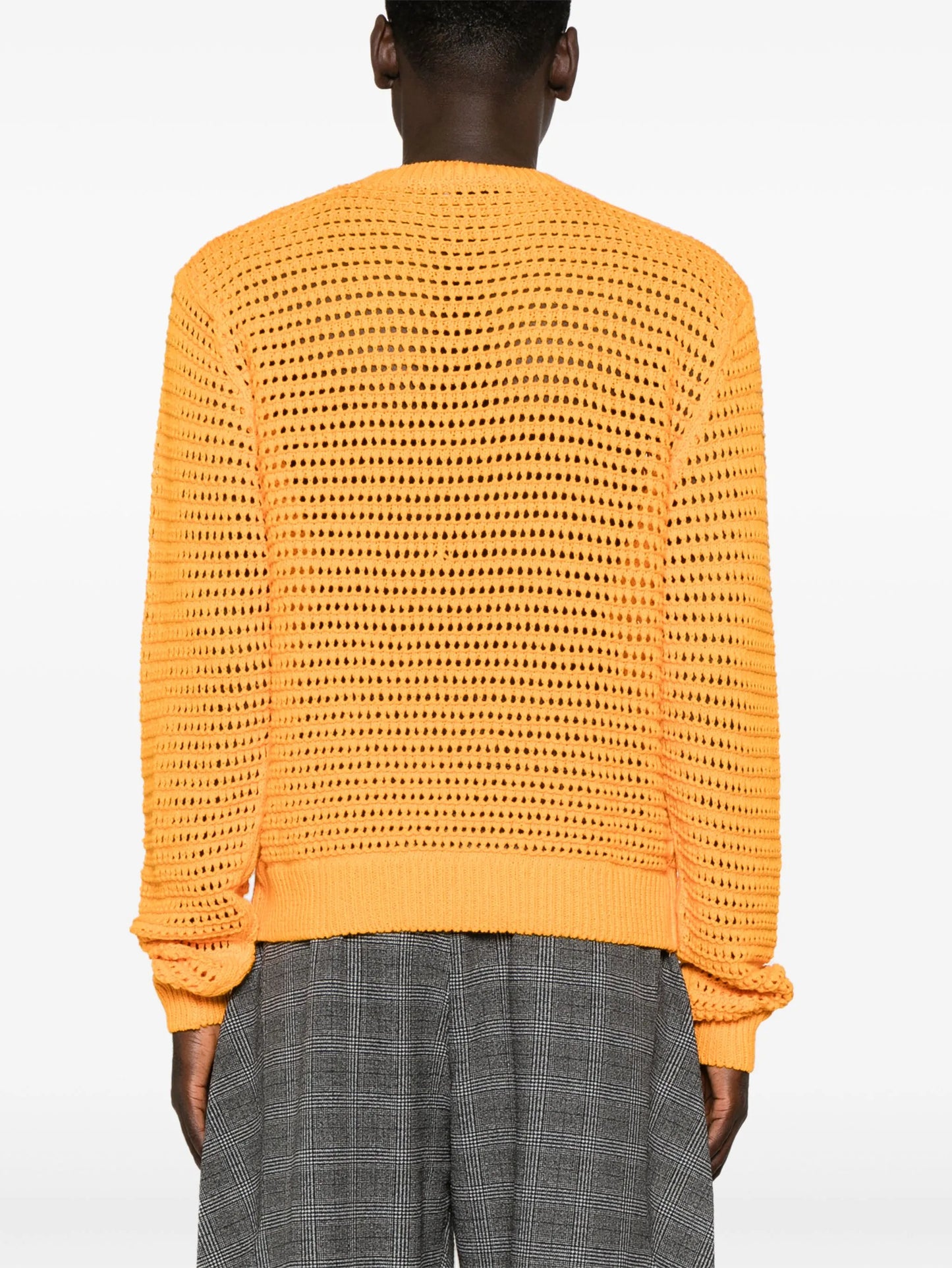 Summer Hatchi open-knit jumper