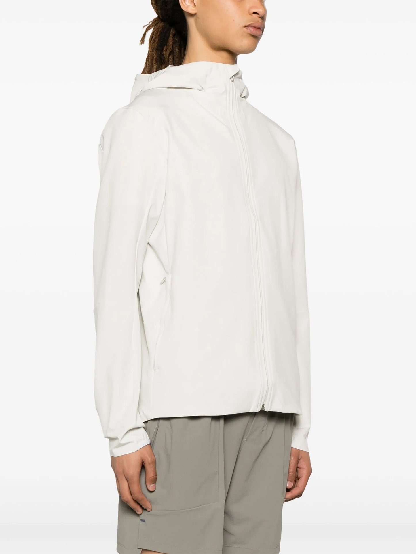 Warp lightweight hooded jacket
