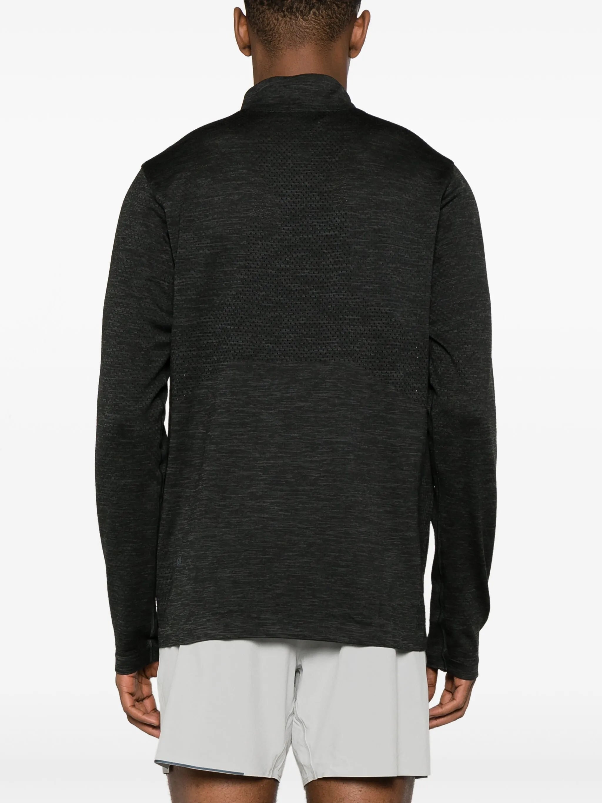 Metal Vent Tech zip-up performance T-shirt